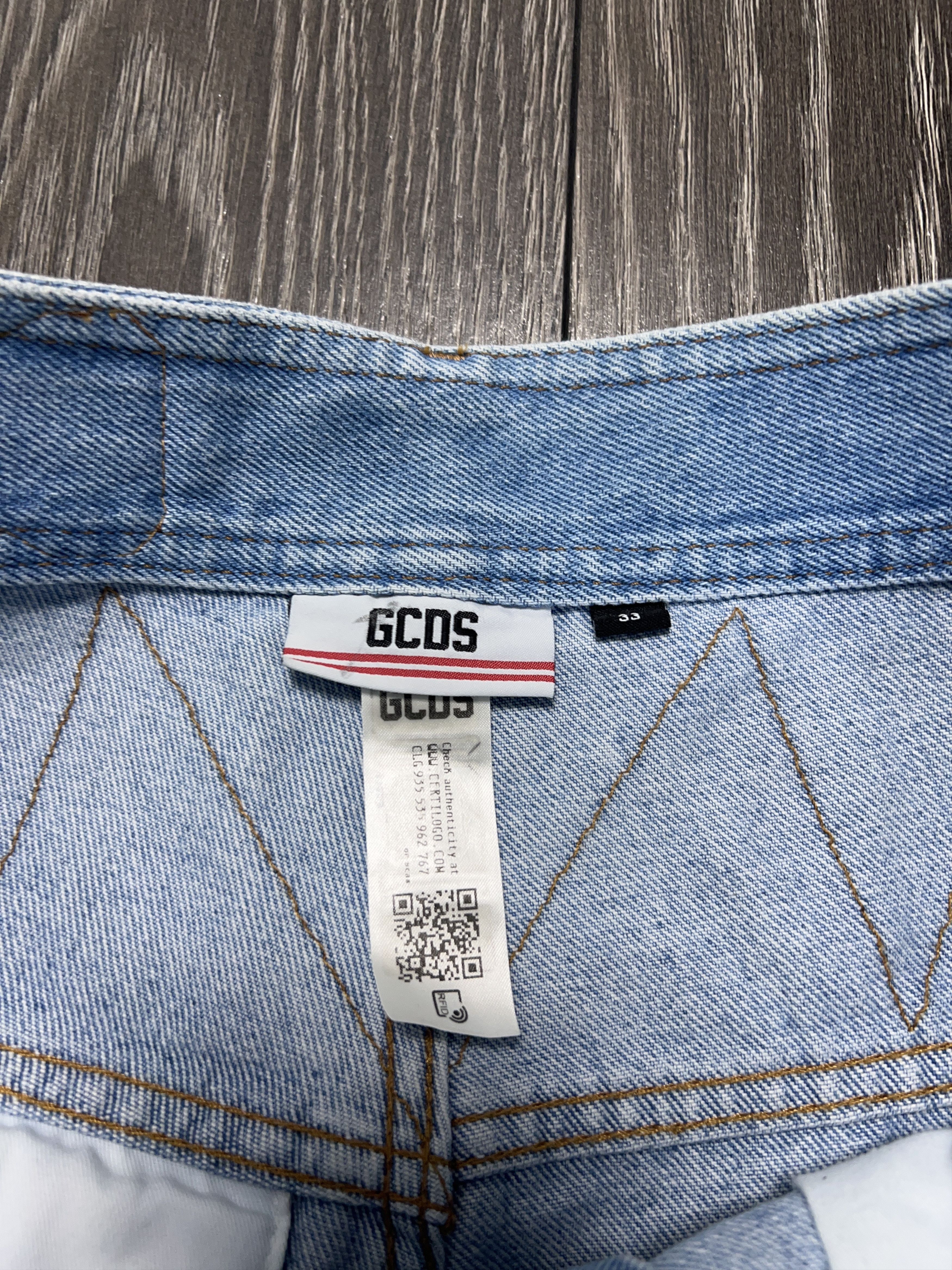 GCDS Ultracargo Denim Multipocket Pants Jeans Wide Leg Size 33 Size US 33 - 9 Thumbnail