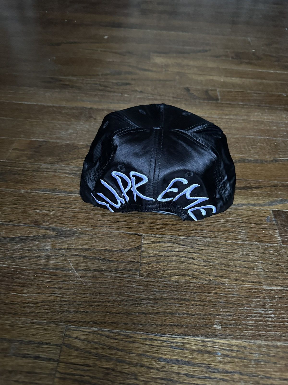 ◎FW13 Supreme Starter Banner キャップ ブラック① Supreme - Supreme Banner 5-Panel Cap - UG.SHAFT