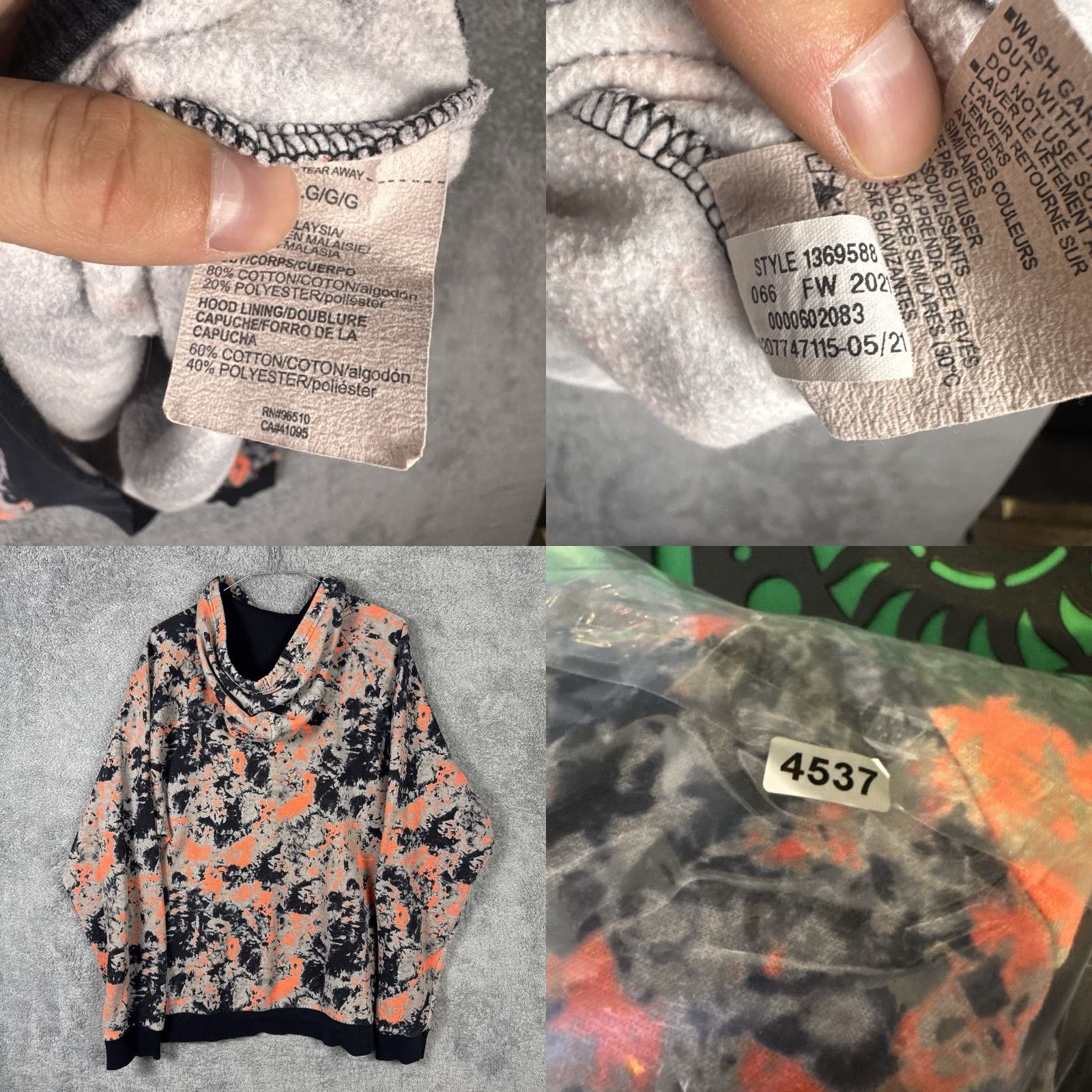 Under Armour Under Armour Rival Camo Hoodie Mens L Fleece Pullover Sweatshirt Loose Abstract PullOver Hoodie Camouflage Multicolor Army Outdoor Logo Size US L / EU 52-54 / 3 - 8 Thumbnail