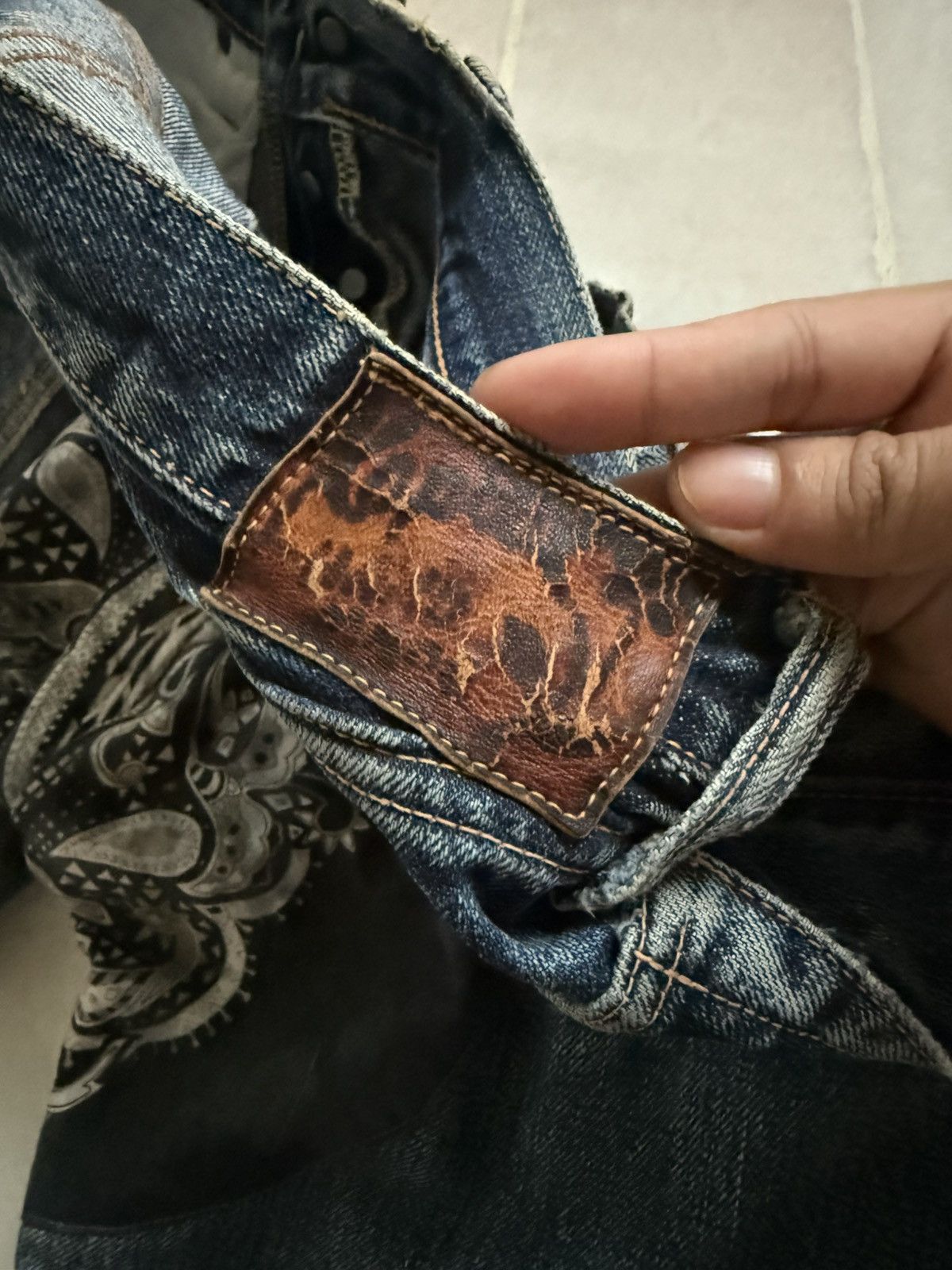 Kapital Vintage Rare Kapital Handmade distressed denim jeans Size US 32 / EU 48 - 7 Thumbnail