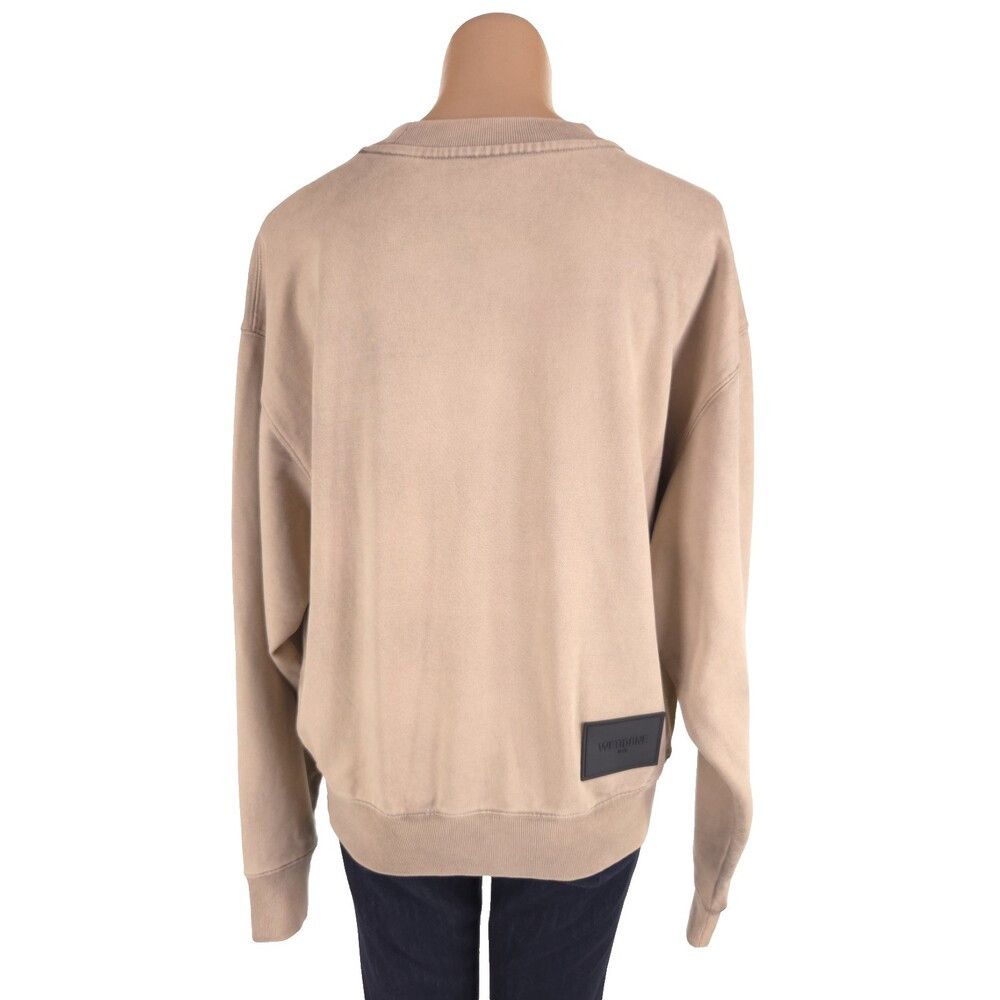 WE11DONE We11done Basic Sweatshirt Size XS Womens Beige Welldone $420 Size XS / US 0-2 / IT 36-38 - 8 Thumbnail