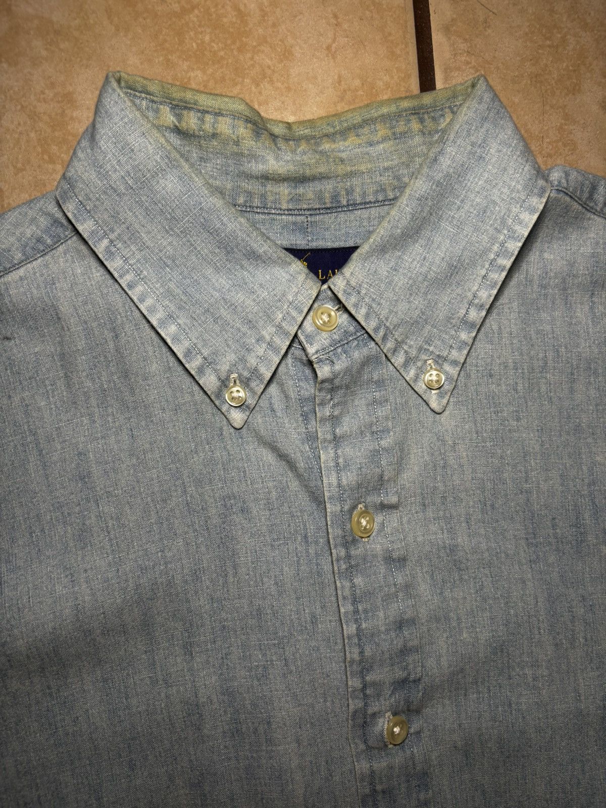 Polo Ralph Lauren Classic blue Polo Ralph Lauren button-up shirt Size US M / EU 48-50 / 2 - 3 Thumbnail