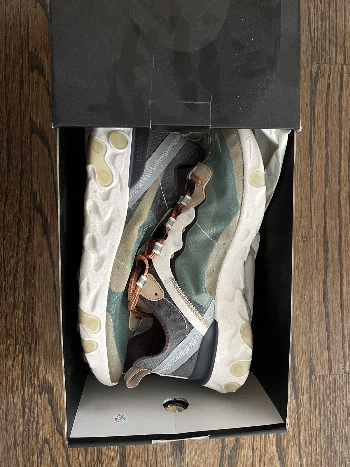 Nike × Undercover Nike x Undercover React Element 87 “Green Mist” Size US 8.5 / EU 41-42 - 7 Thumbnail