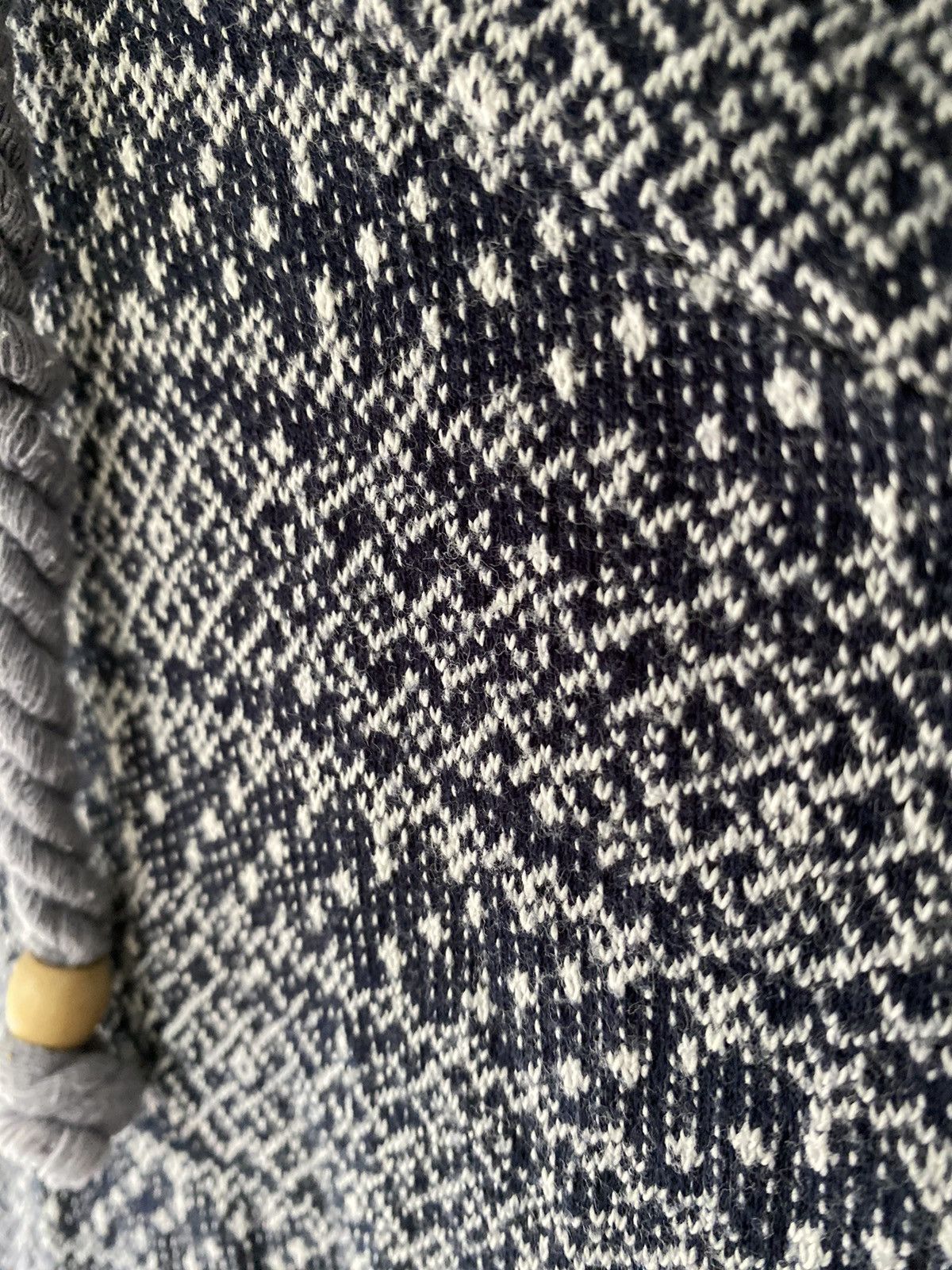 PPFM AW03 PPFM jacquard native Knit sleeve long hoodie Size US L / EU 52-54 / 3 - 8 Thumbnail