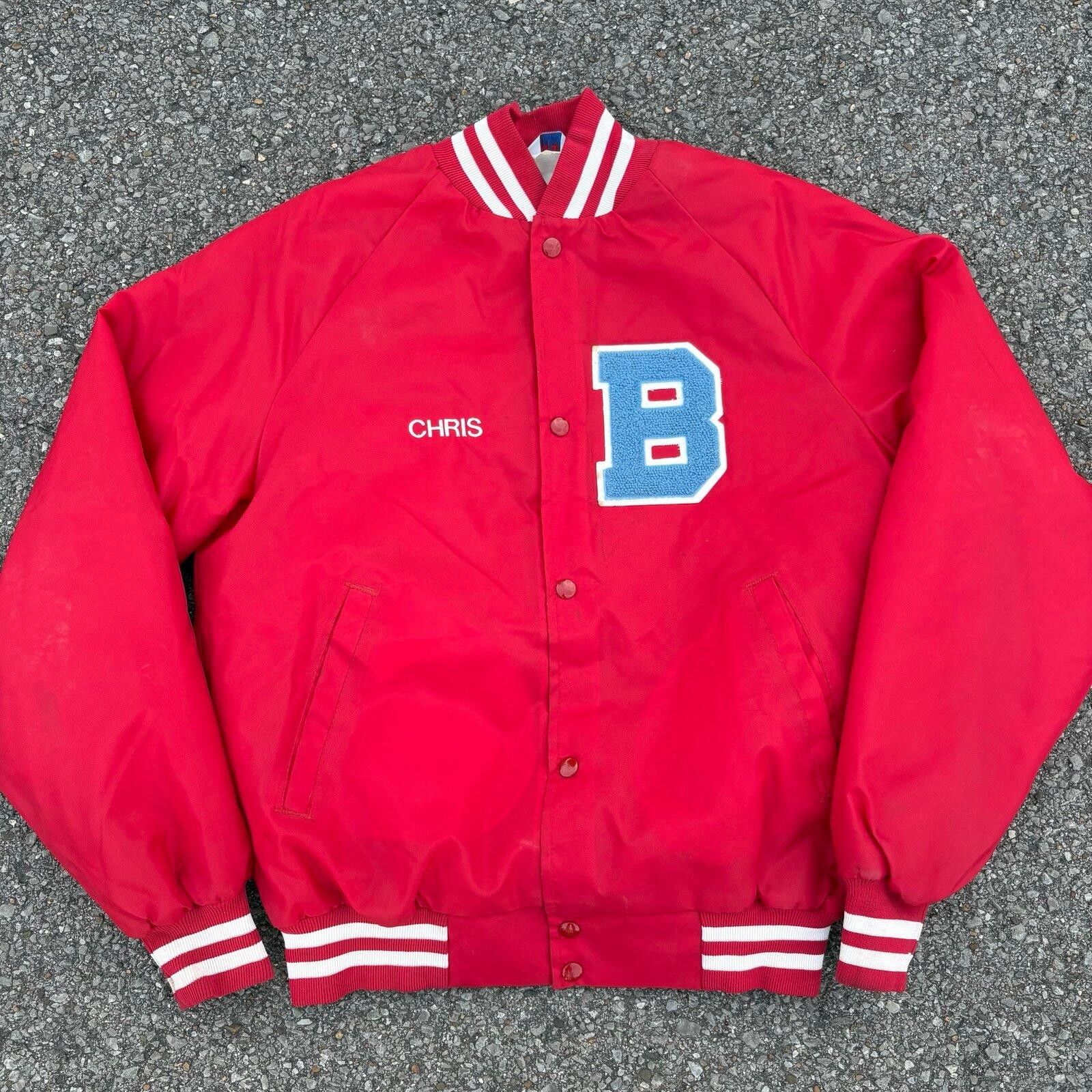Nike Vintage 90s Belmont University varsity bomber jacket Size US M / EU 48-50 / 2 - 8 Thumbnail