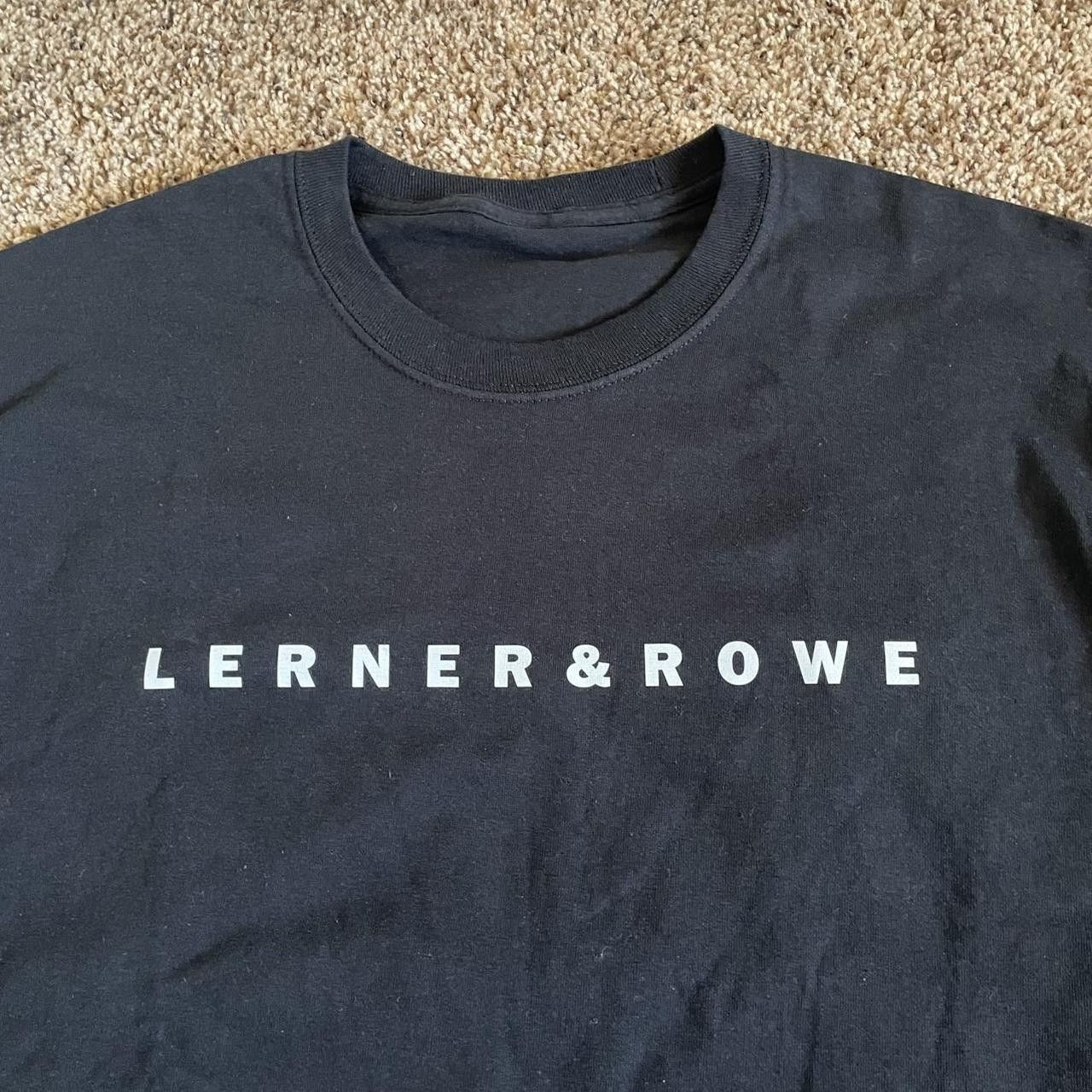 Vintage Lerner & Rowe T-Shirt Black Large Size US L / EU 52-54 / 3 - 2 Thumbnail
