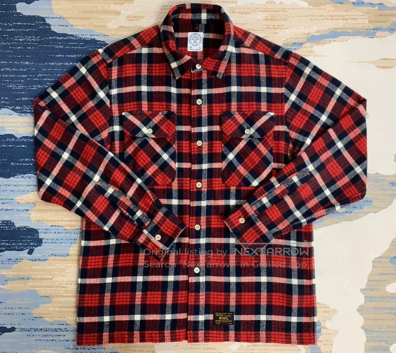 Wtaps Wtaps Red checkered shirt Size US M / EU 48-50 / 2 - 1 Thumbnail