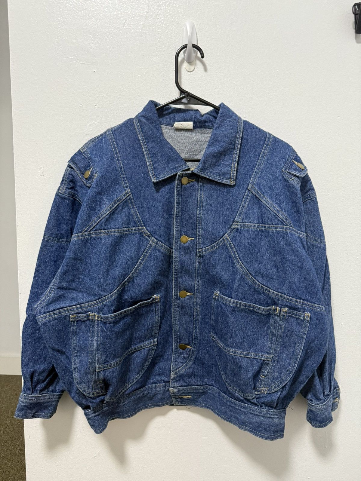 Other Vintage 80’s Missy Ritz blue denim jacket Size M / US 6-8 / IT 42-44 - 1 Thumbnail
