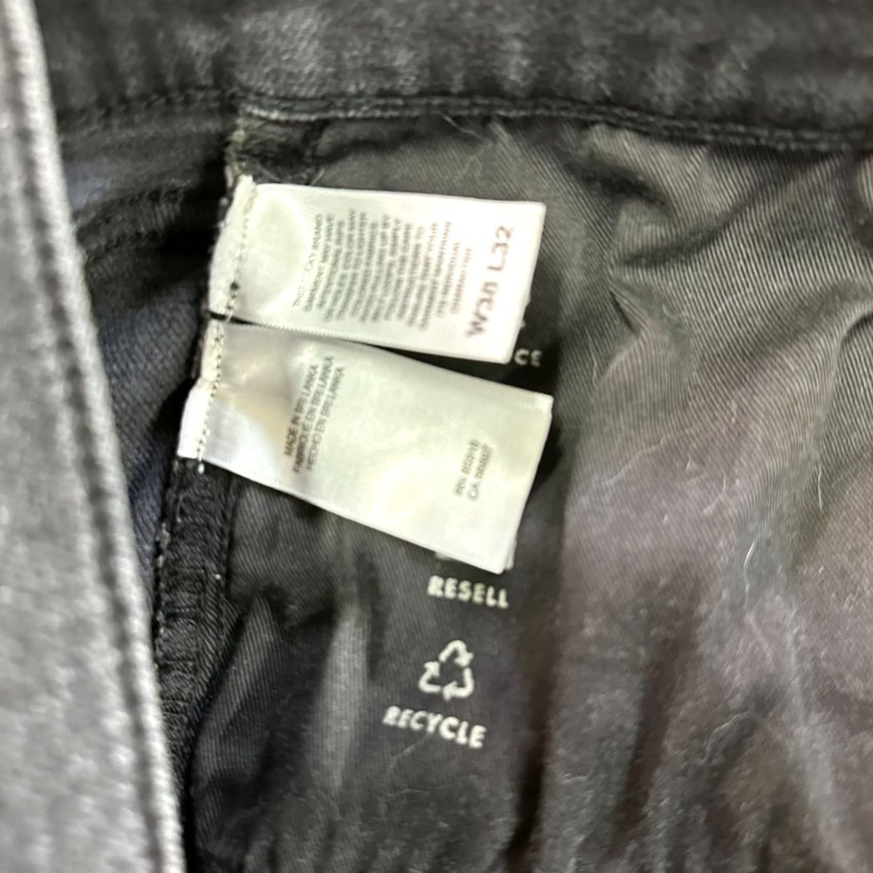 Lucky Brand Lucky Brand 412 Jeans Slim Straight Men 38x32 Black Denim Stretch Mid Rise 5-Pocket Belt Loops Image Size US 38 / EU 54 - 5 Thumbnail