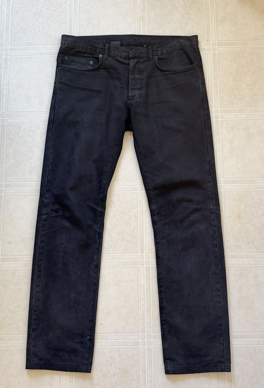 SS13 Dior Homme Black Denim By KVA