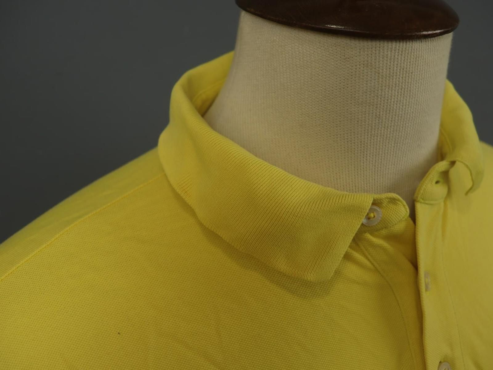 Faconnable Façonnable Yellow Cotton Collared Casual Polo Shirt Size XL Size US XL / EU 56 / 4 - 2 Thumbnail
