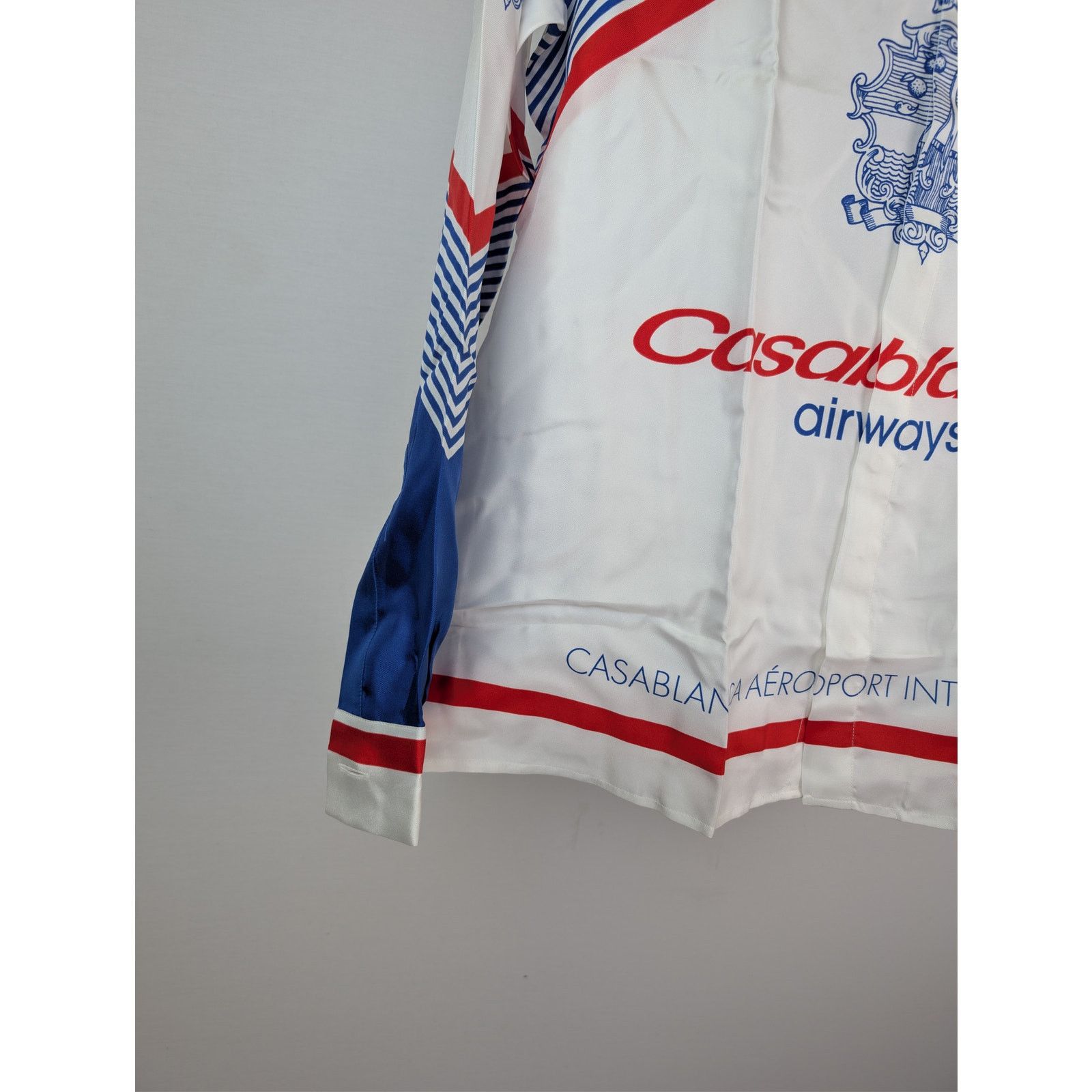 Casablanca o1rshd1 CasaBlanca Airways Silk Twill Long Sleeve Silk Shirt Size US M / EU 48-50 / 2 - 6 Thumbnail