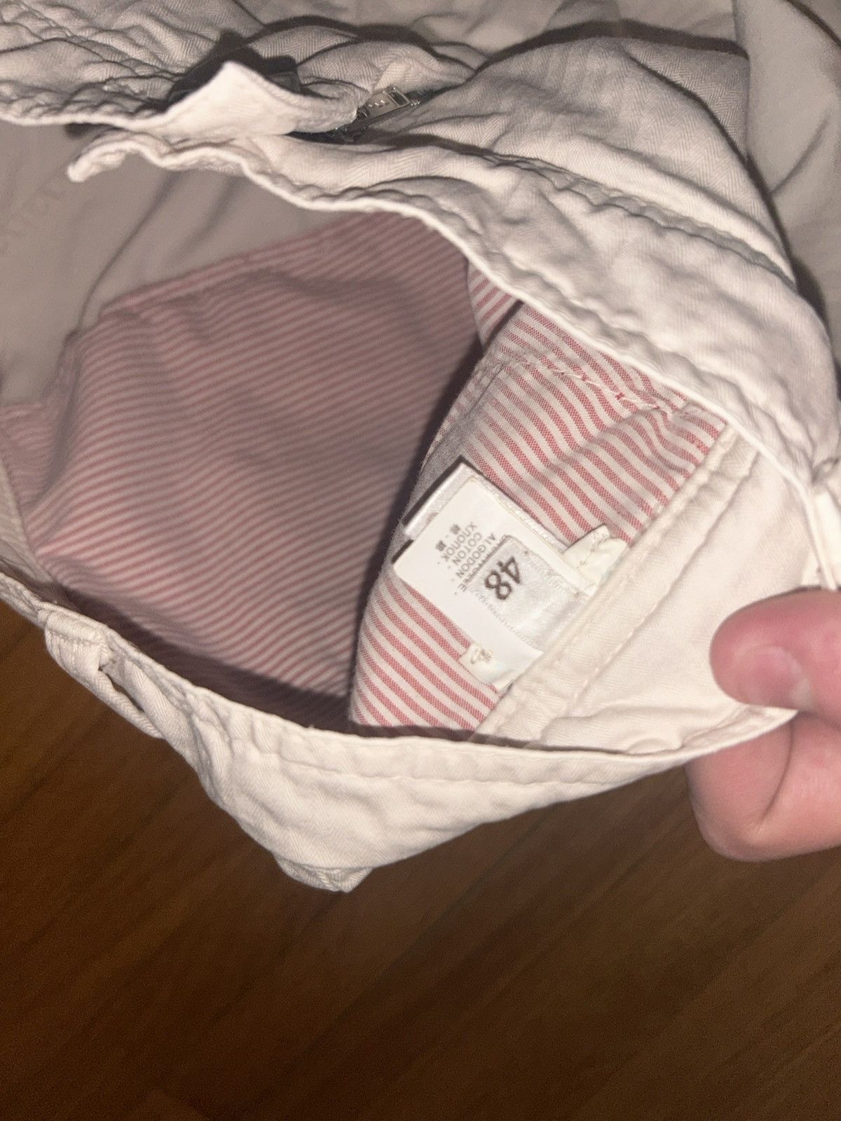 Brunello Cucinelli Brunello Cucinelli Mens Summer Beige Short Size US 32 / EU 48 - 4 Thumbnail