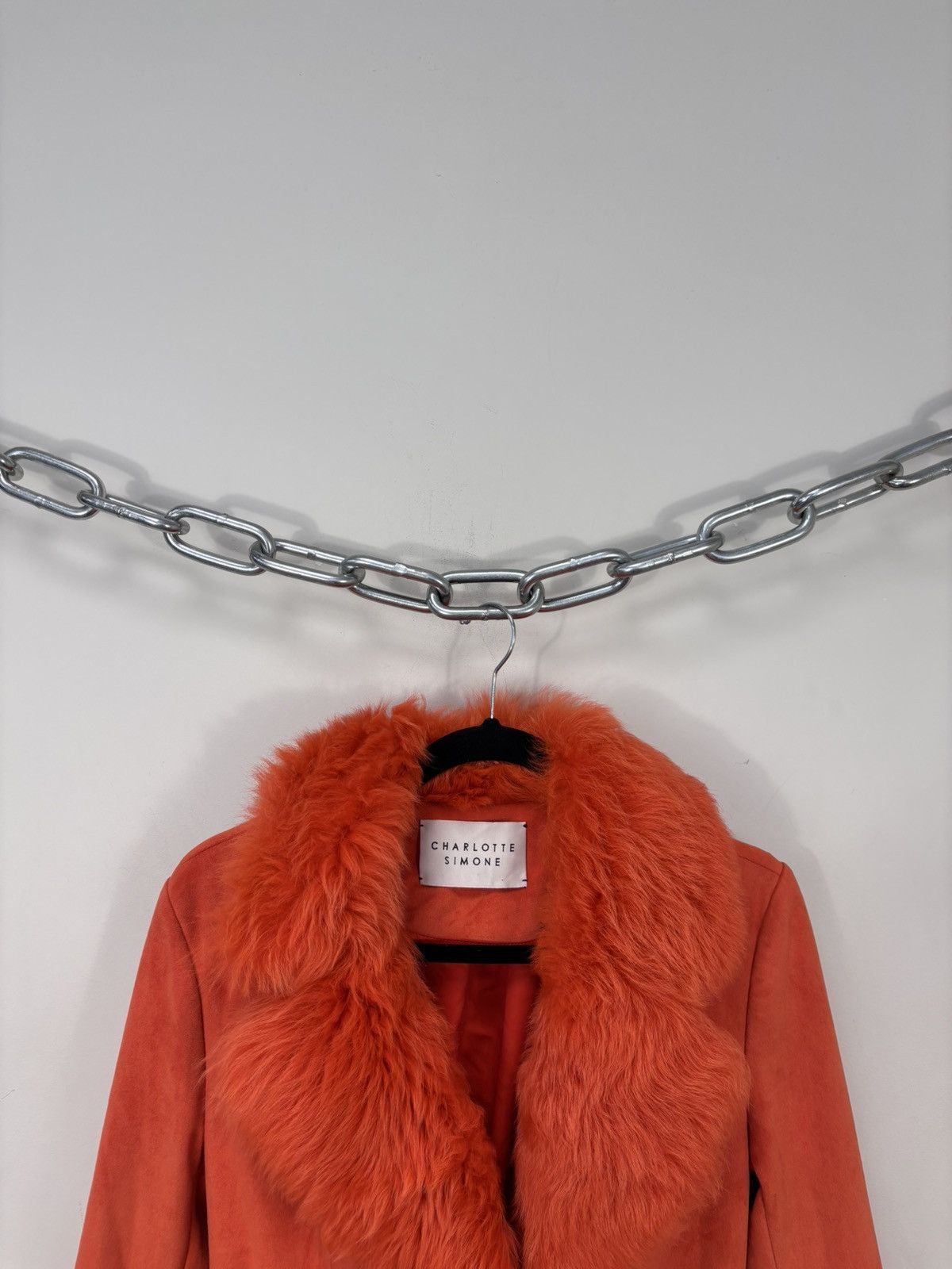 Other Charlotte Simone Women’s Dyed Faux Suede Fur Long Coat Size M / US 6-8 / IT 42-44 - 5 Thumbnail