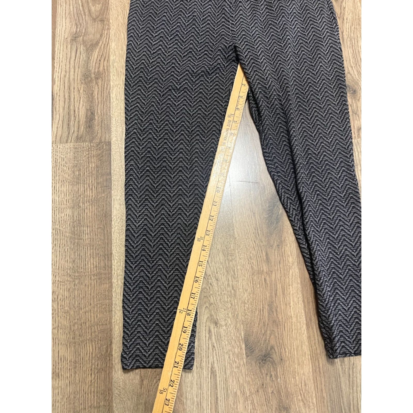 Loft LOFT Pants Women's Medium Petite Black Brown Leggings Pull On Size 32" / US 10 / IT 46 - 7 Thumbnail