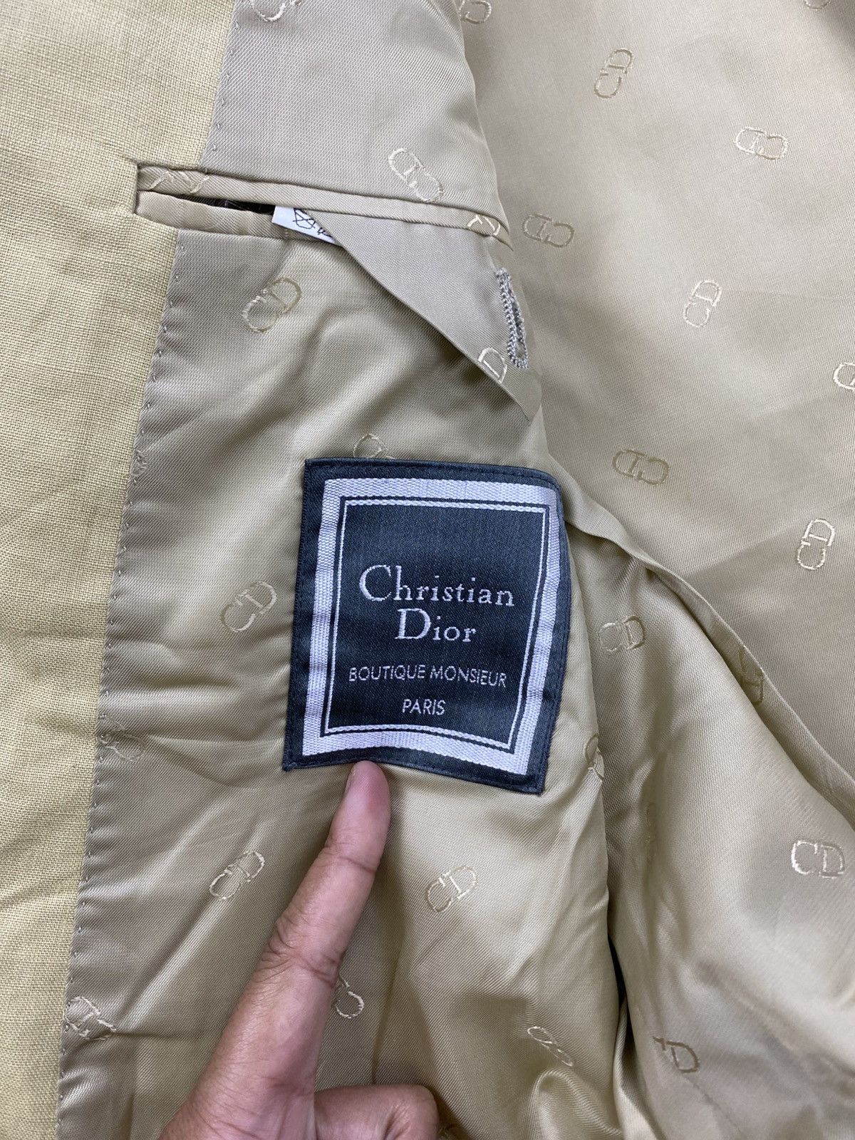 Christian Dior Monsieur × Japanese Brand × Vintage Christian Dior Monsieur Double Breasted Blazer Jacket Size US M / EU 48-50 / 2 - 10 Thumbnail