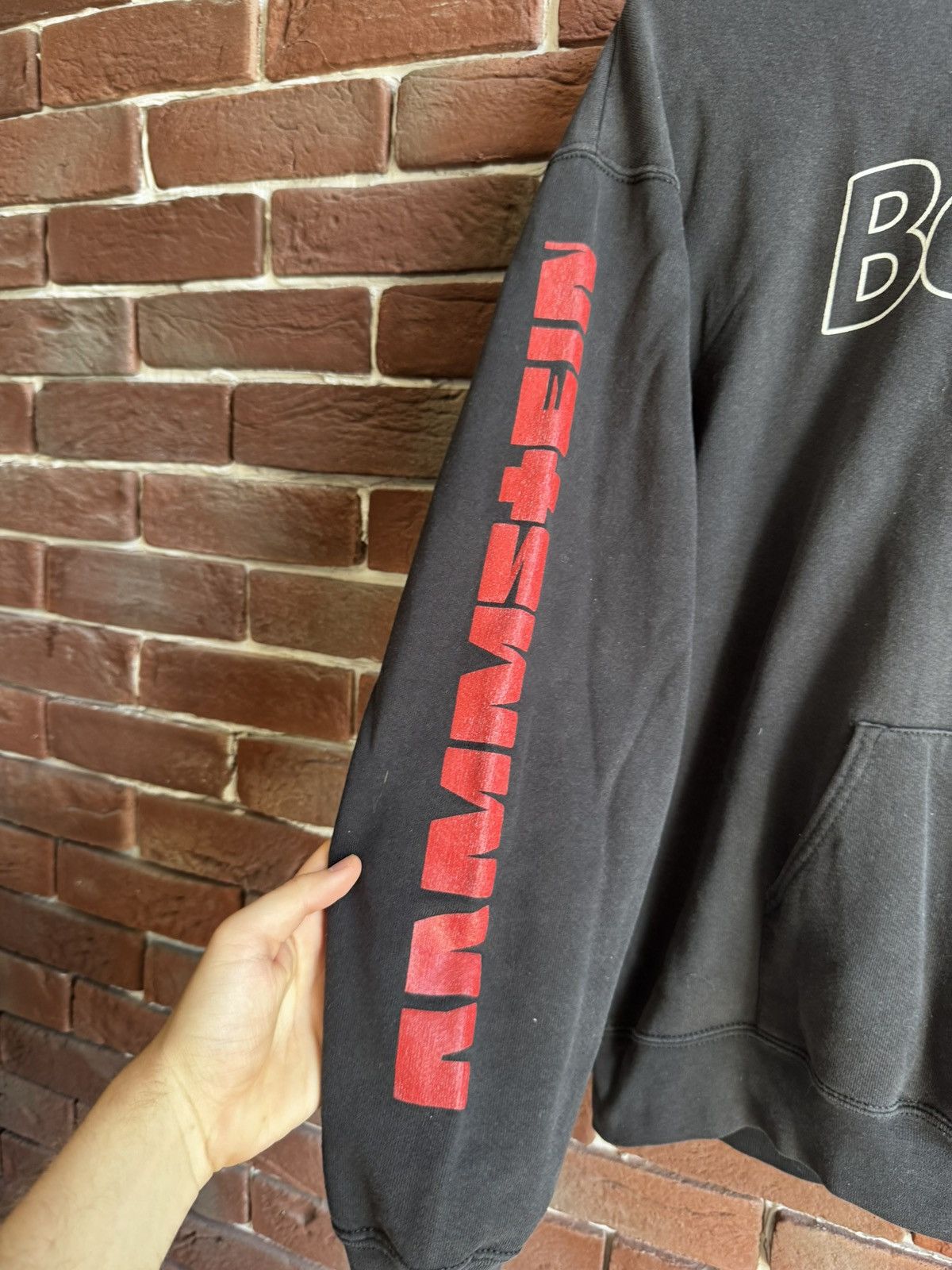 Band Tees Vintage Rammstein 2005 Benzin Metal Band Hoodie L Black 00s Size US L / EU 52-54 / 3 - 3 Thumbnail