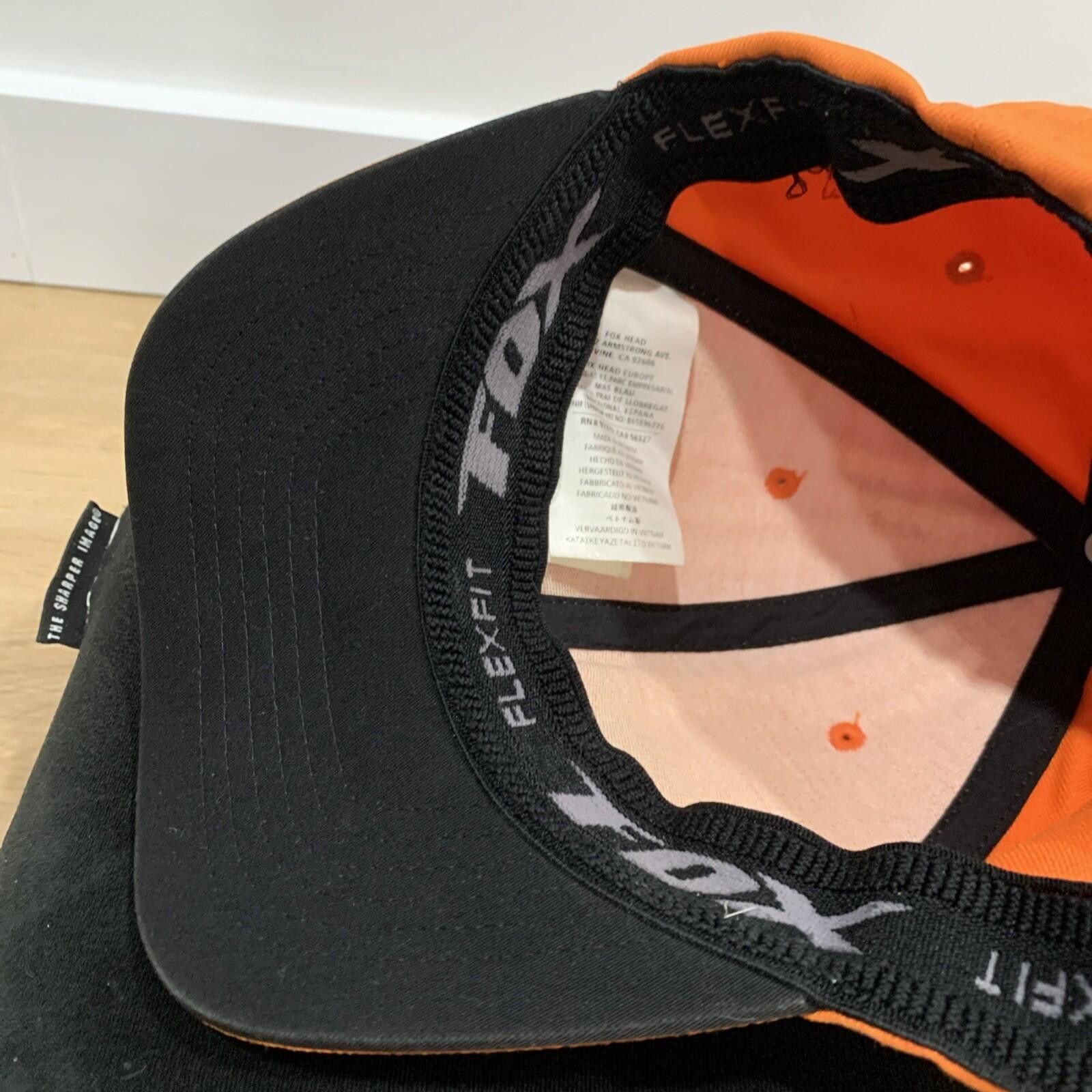 Fox Racing Fox Racing Flexfit Hat Orange Size S/M Retired Color Cap Size ONE SIZE - 7 Thumbnail