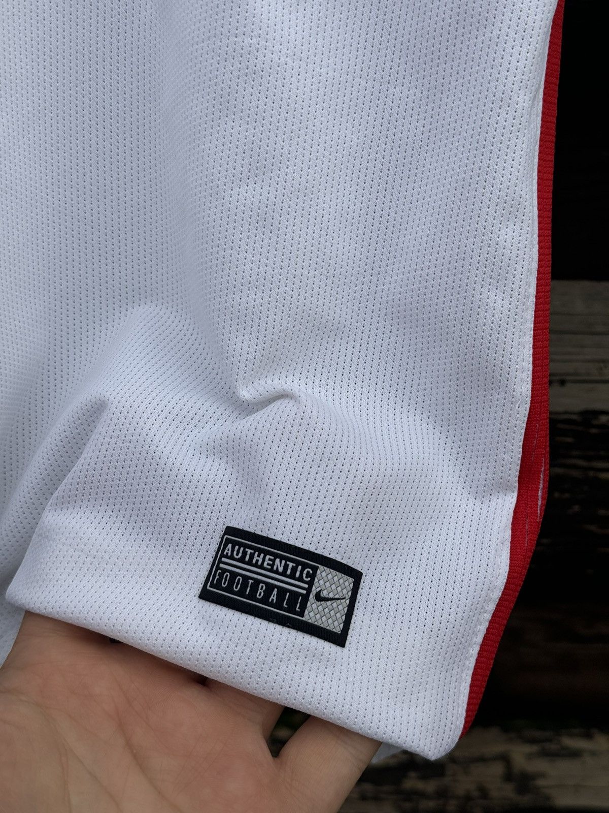 Nike 2018 Nike Sevilla playtika white soccer jersey Size US L / EU 52-54 / 3 - 6 Thumbnail
