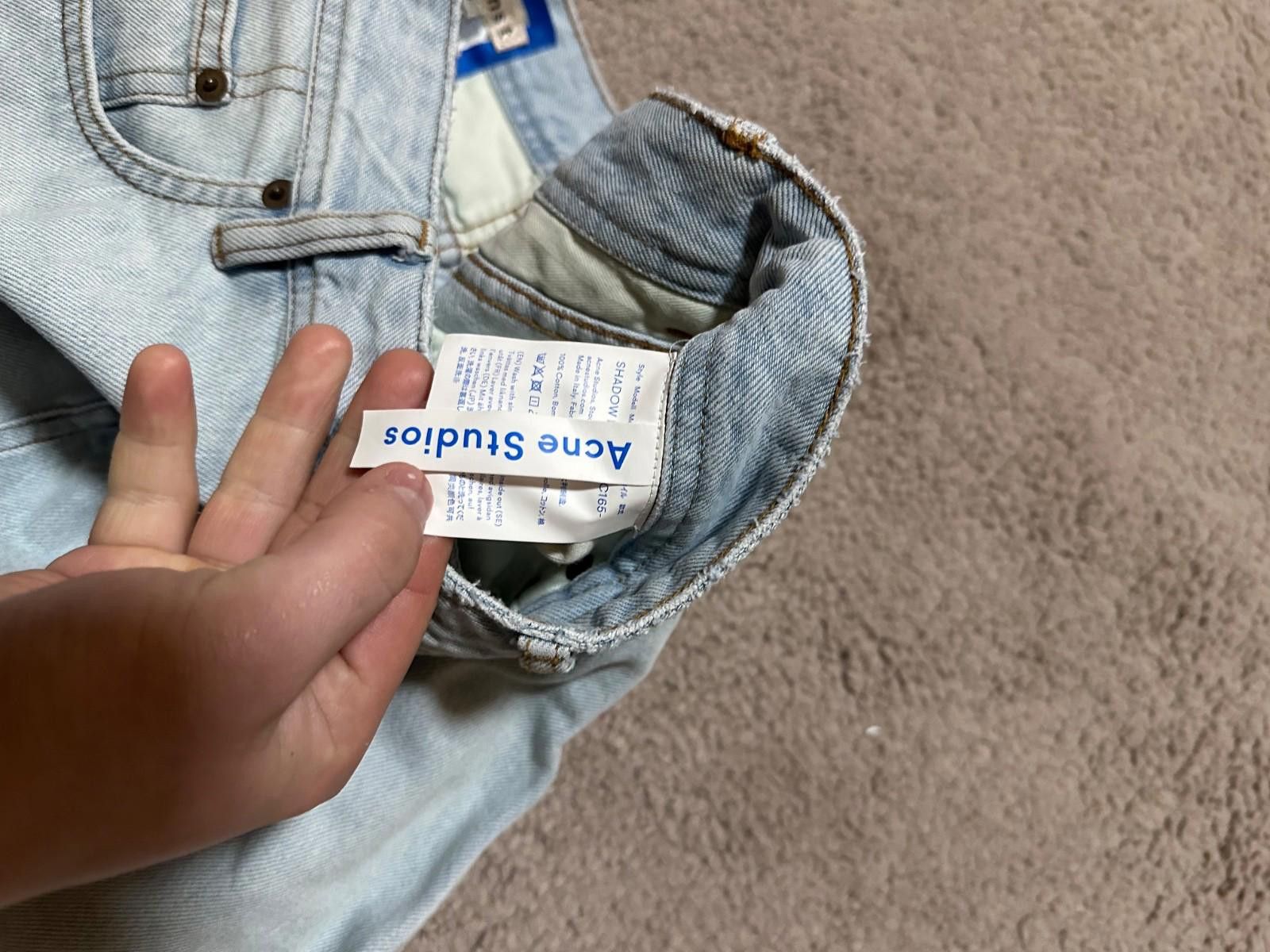 Acne Studios ACNE STUDIOS Women's Shadow Mid Blue Skirt Denim Size 27 Size 27" / US 4 / IT 40 - 8 Thumbnail