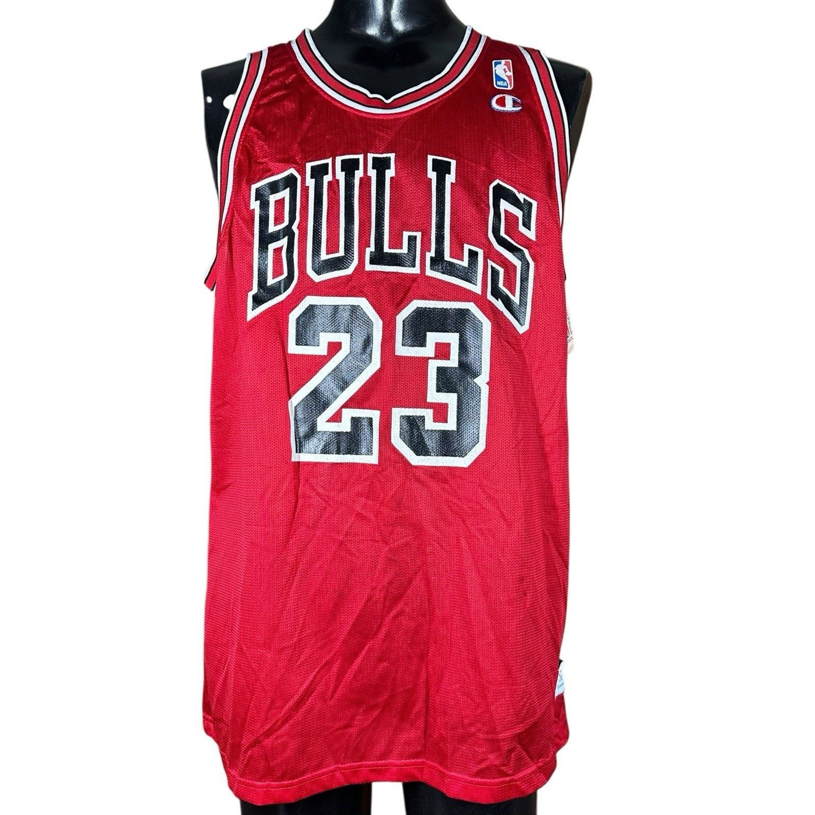 Champion Vtg Michael Jordan #23 Champion Chicago Bulls Jersey 48 XL Size US XL / EU 56 / 4 - 1 Thumbnail