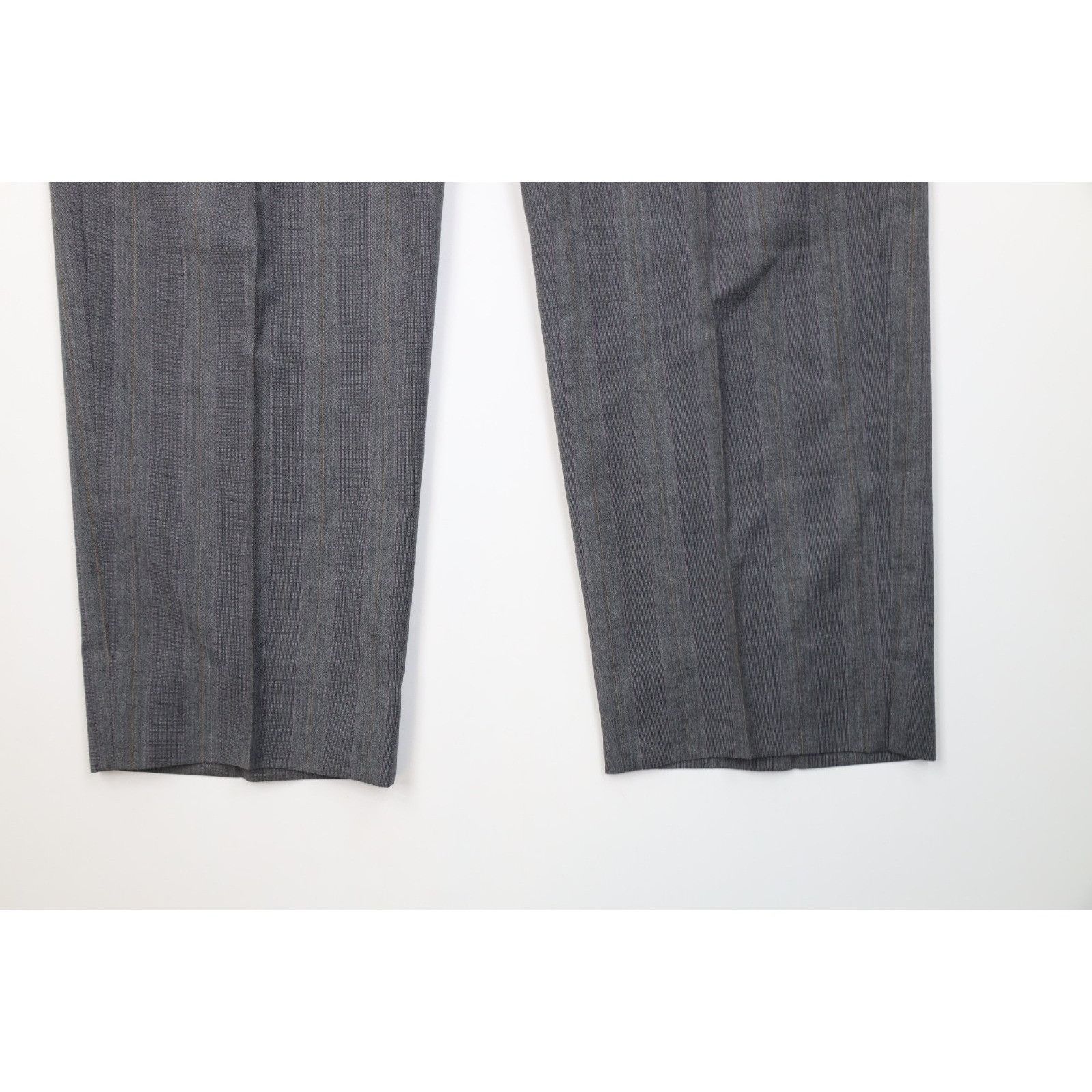 Vintage Vintage 90s Streetwear 2 Piece Wool Suit Wedding Striped Size 44L - 14 Thumbnail