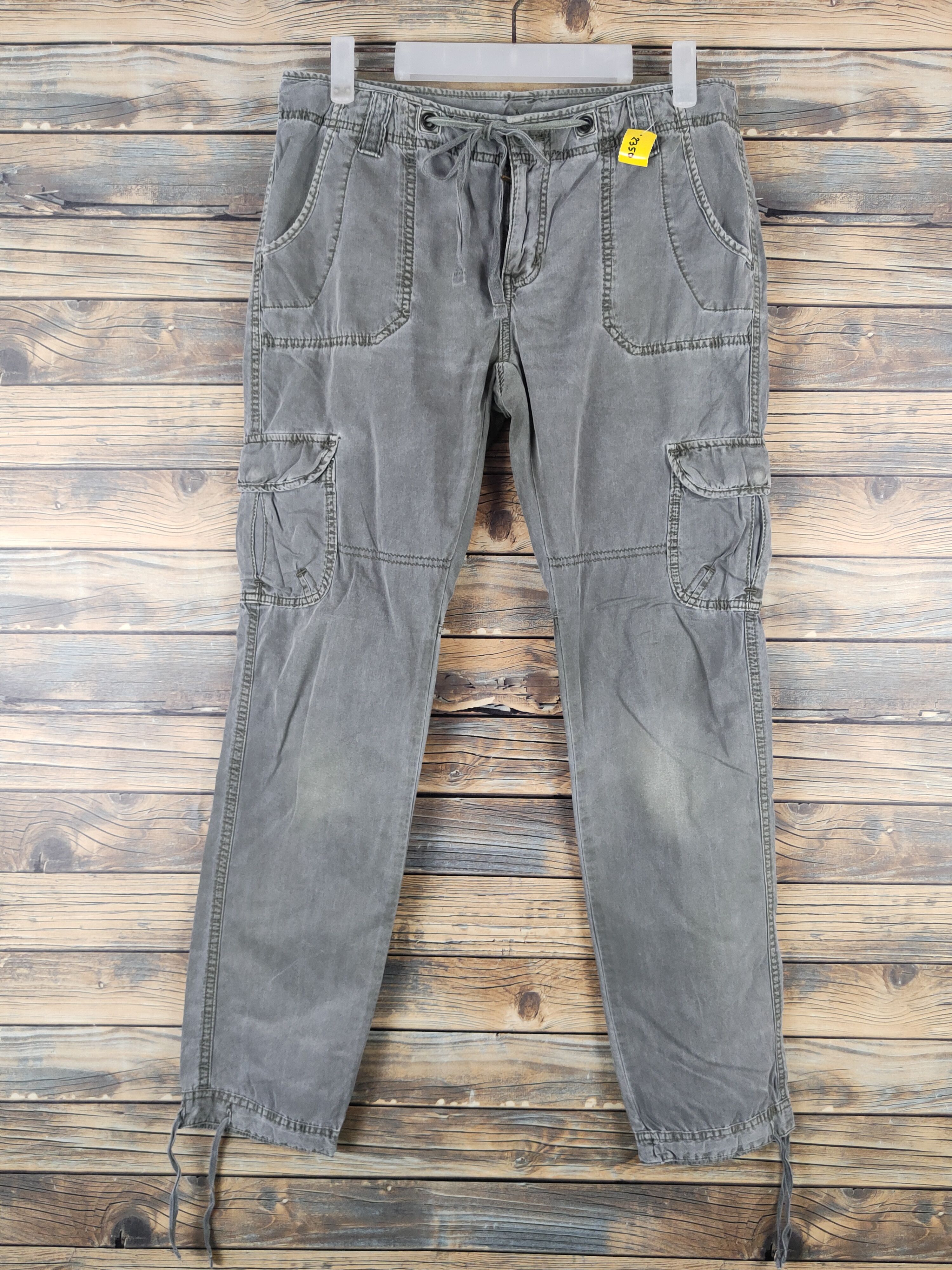 Japanese Brand DLL Uniqlo Army Green Multipocket Cargo Pants #2350 Size 29" - 1 Thumbnail
