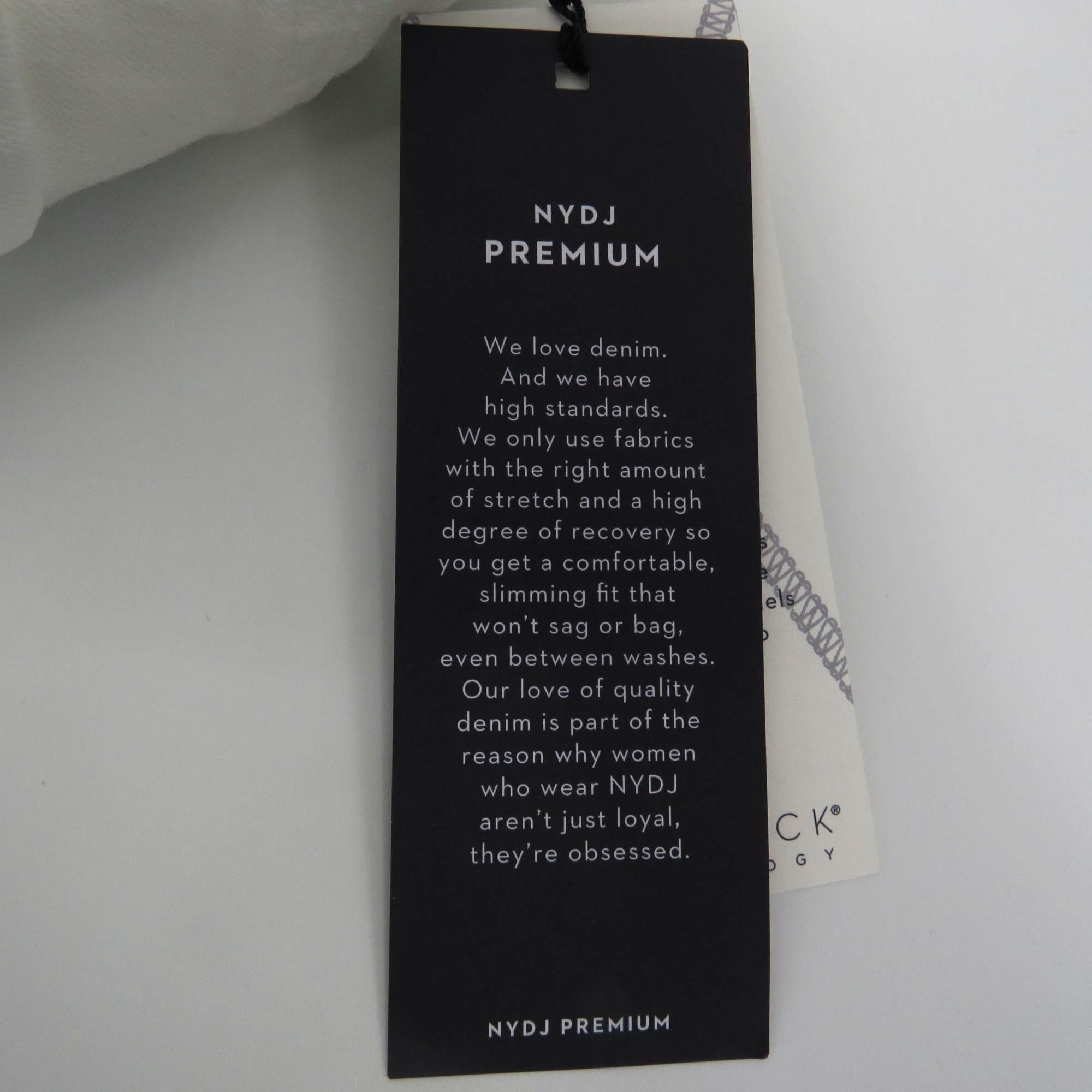 NYDJ NYDJ Premium Denim Skinny Ankle Pants White Size 18 NWT $109 Size 40" / US 18 - 7 Thumbnail