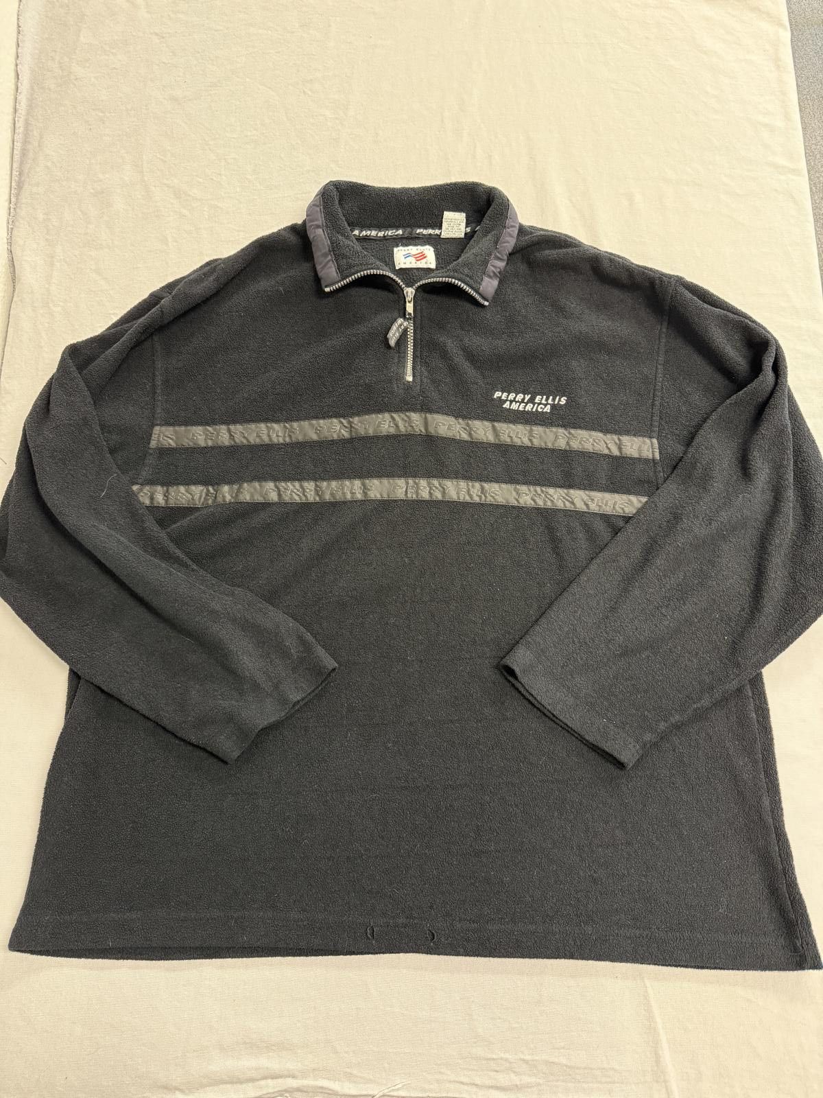 Perry Ellis Perry Ellis America Fleece - Quarter Zip Pull Over XL Size US XL / EU 56 / 4 - 1 Thumbnail