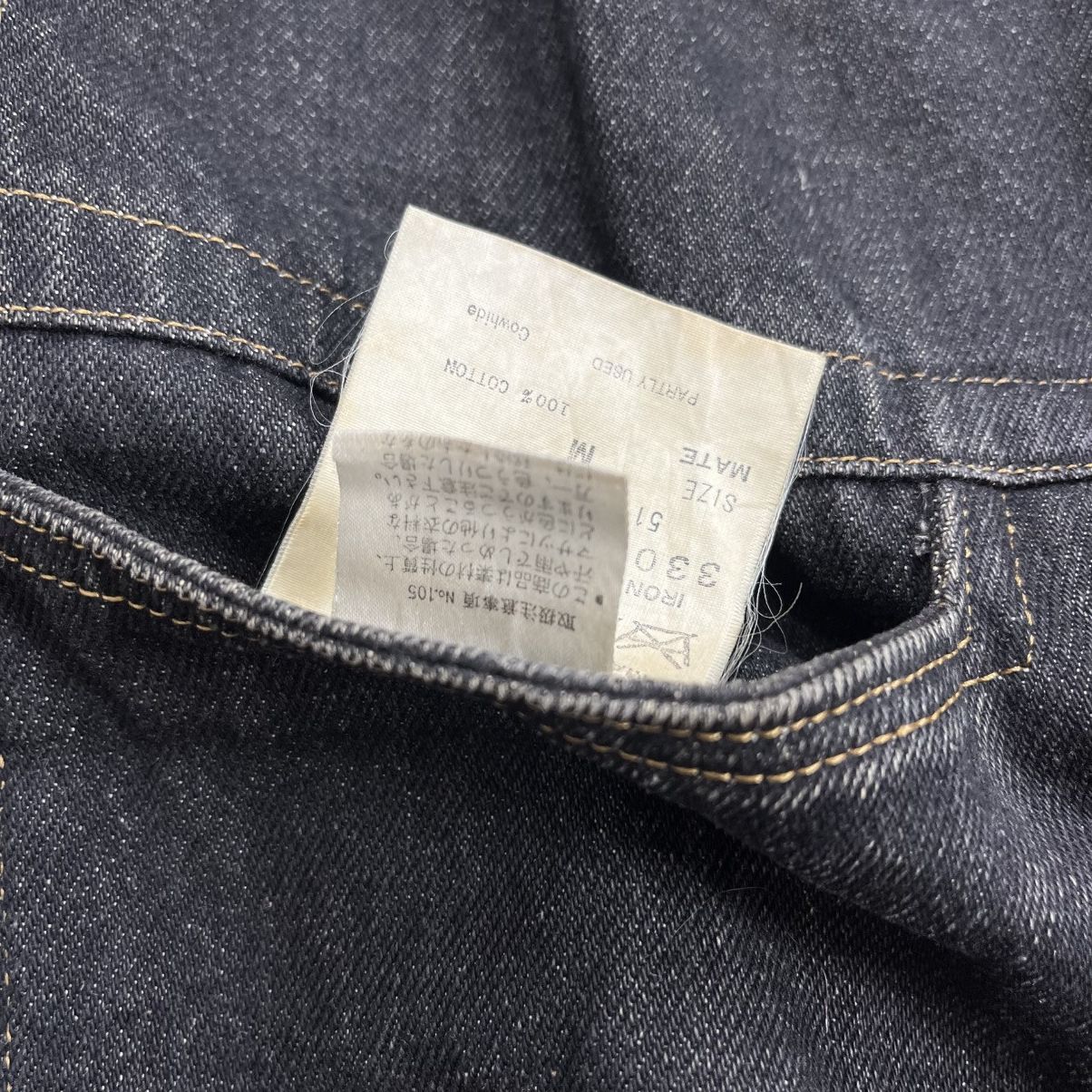 Japanese Brand 1999s Vintage Lautremont Men Embroidery Leather Denim Jacket Size US L / EU 52-54 / 3 - 8 Thumbnail