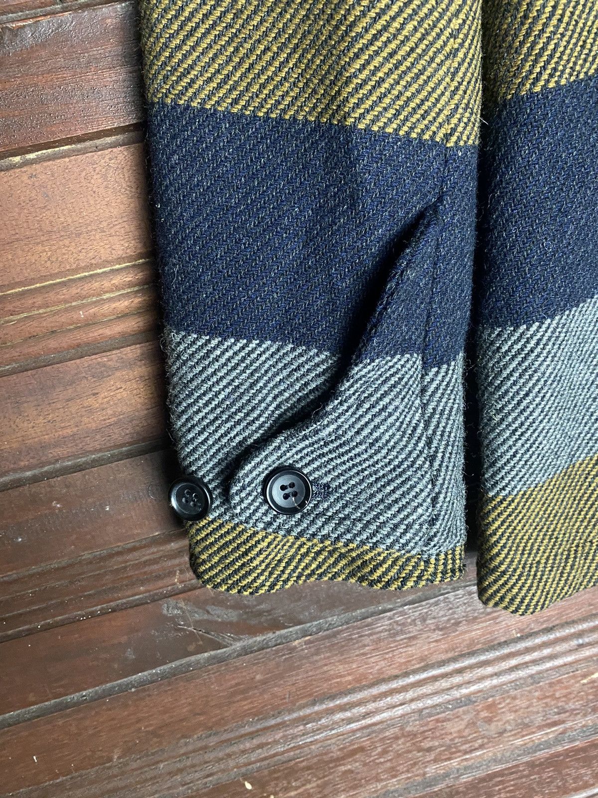 Japanese Brand Inpatchthys kerri Stripe Like Kapital Jacket Size US M / EU 48-50 / 2 - 8 Thumbnail