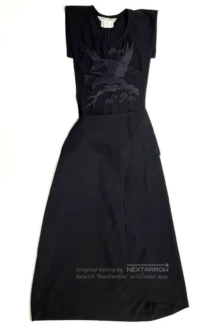 Comme des Garcons Comme Des Garcons Black retro pattern dress Size S / US 4 / IT 40 - 1 Thumbnail