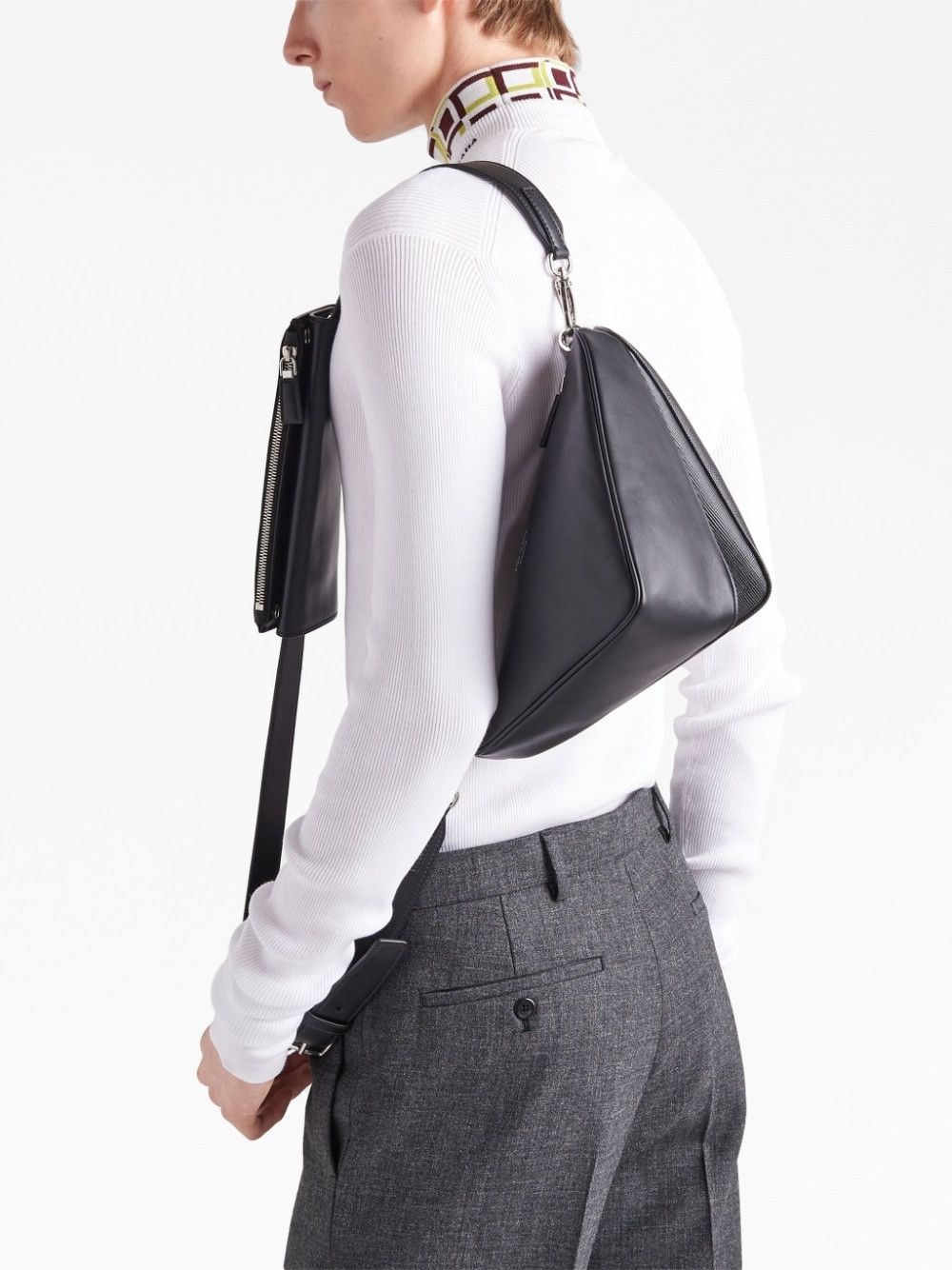 Prada o1bcso1str1025 Size: OS / Vitello Saffiano Shoulder Bag Size ONE SIZE - 4 Thumbnail