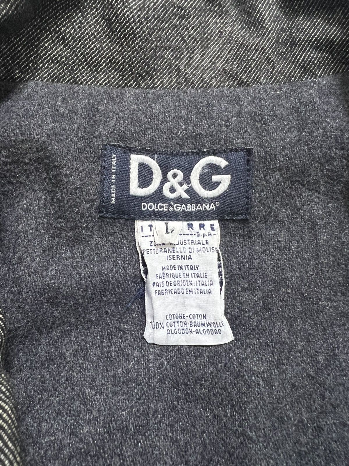 Dolce & Gabbana Dolce & Gabbana - AW03 Velcro Denim Biker Jacket Size US L / EU 52-54 / 3 - 19 Thumbnail