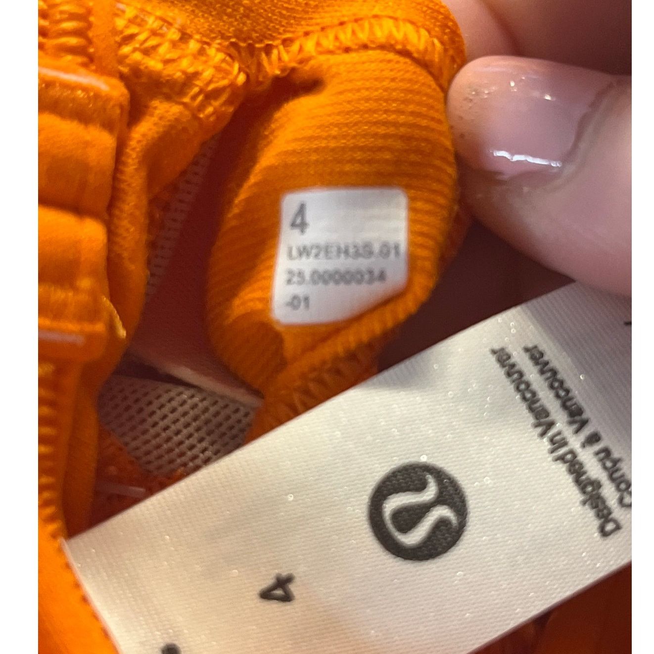 Lululemon Lululemon Flow Y Wrap-Front High-Neck Bra Size 4 Orange Size S / US 4 / IT 40 - 5 Thumbnail