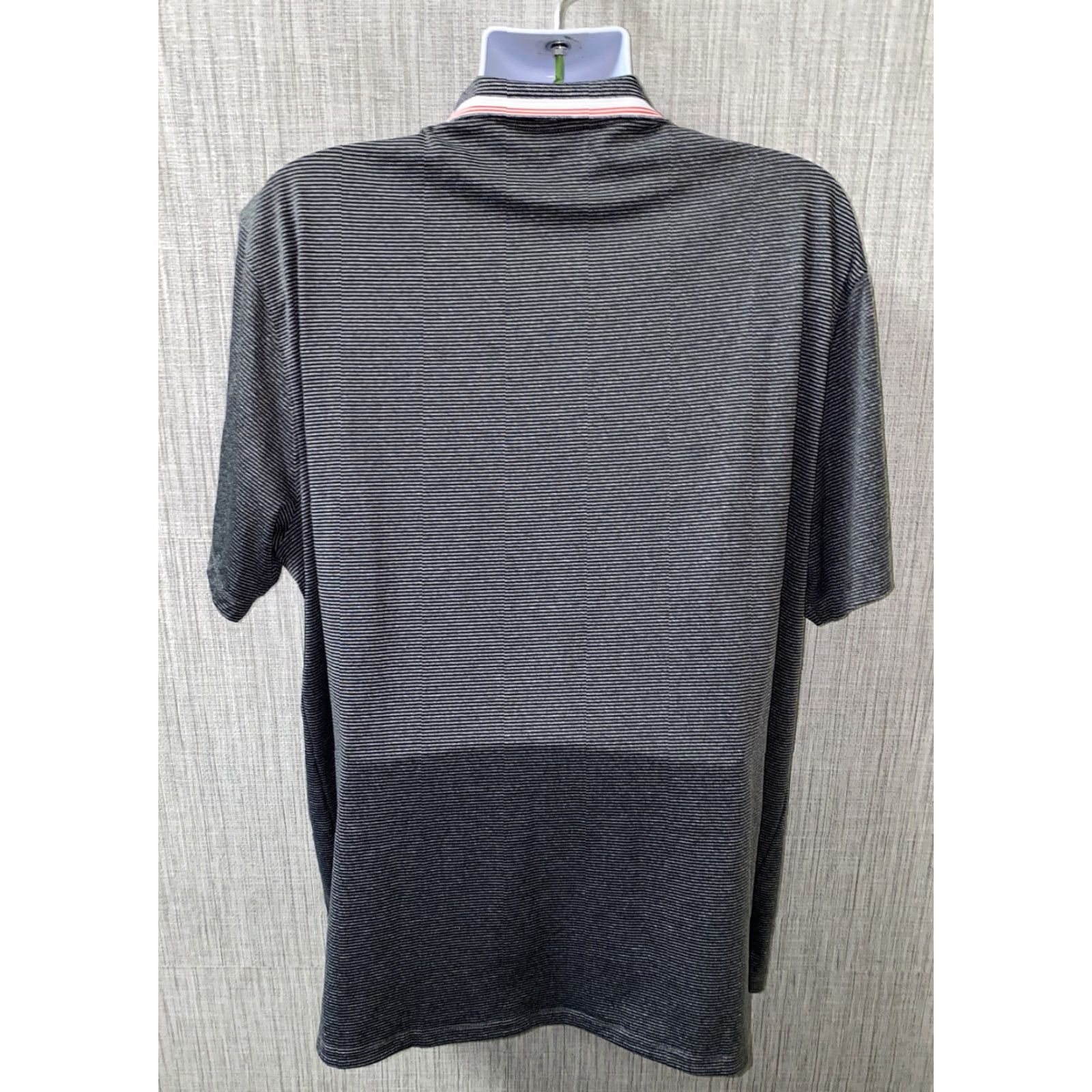 Nike Nikr Dri-Fit Nike Mens Gray/Black Striped Polo Shirt 2XL Size Size US XXL / EU 58 / 5 - 4 Thumbnail