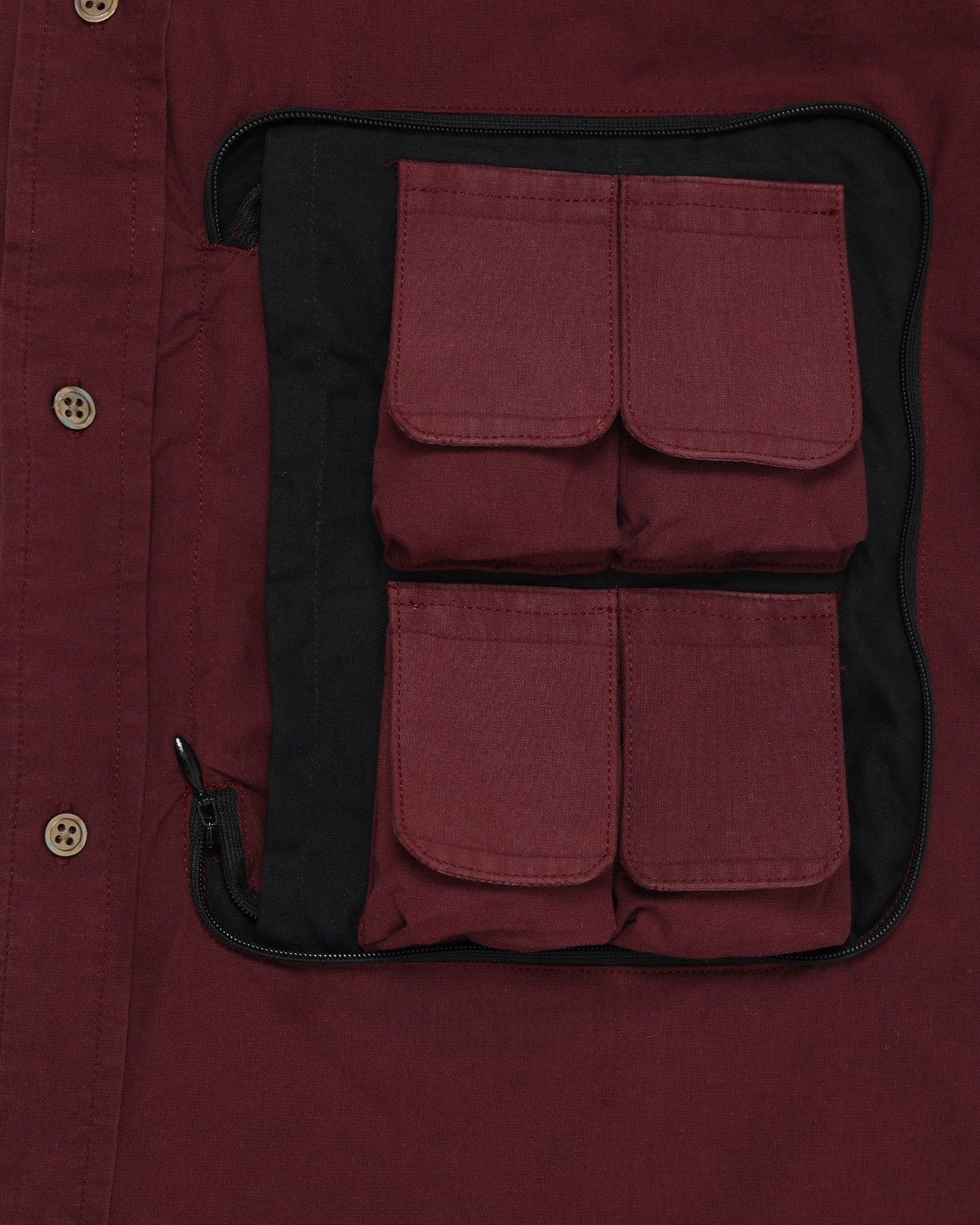 Y's for Men A.A.R Yohji Yamamoto Reworked Modular Pocket Shirt Size US S / EU 44-46 / 1 - 2 Thumbnail
