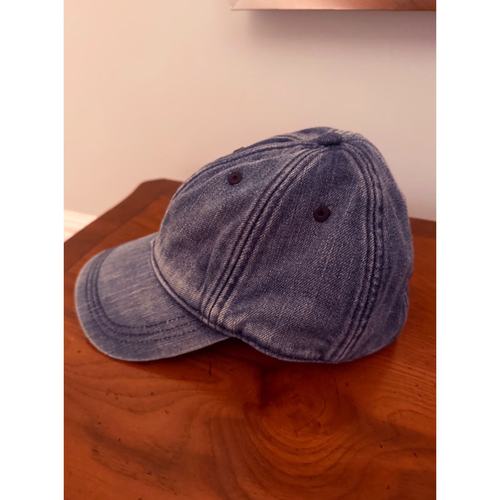 Madewell Madewell Hat Cap Strapback Womens One Size Blue Denim Baseball Dad Hat Casual Size ONE SIZE - 2 Thumbnail