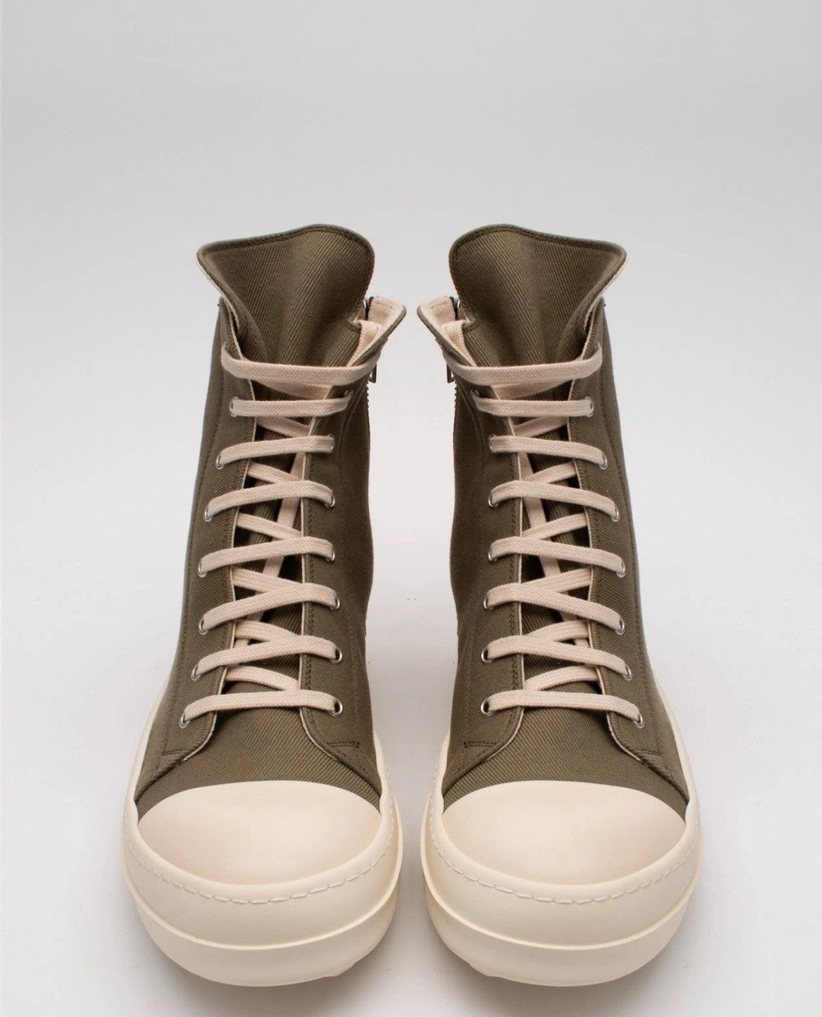 Rick Owens DRKSHDW High-Top Ramones Size US 11 / EU 44 - 2 Thumbnail