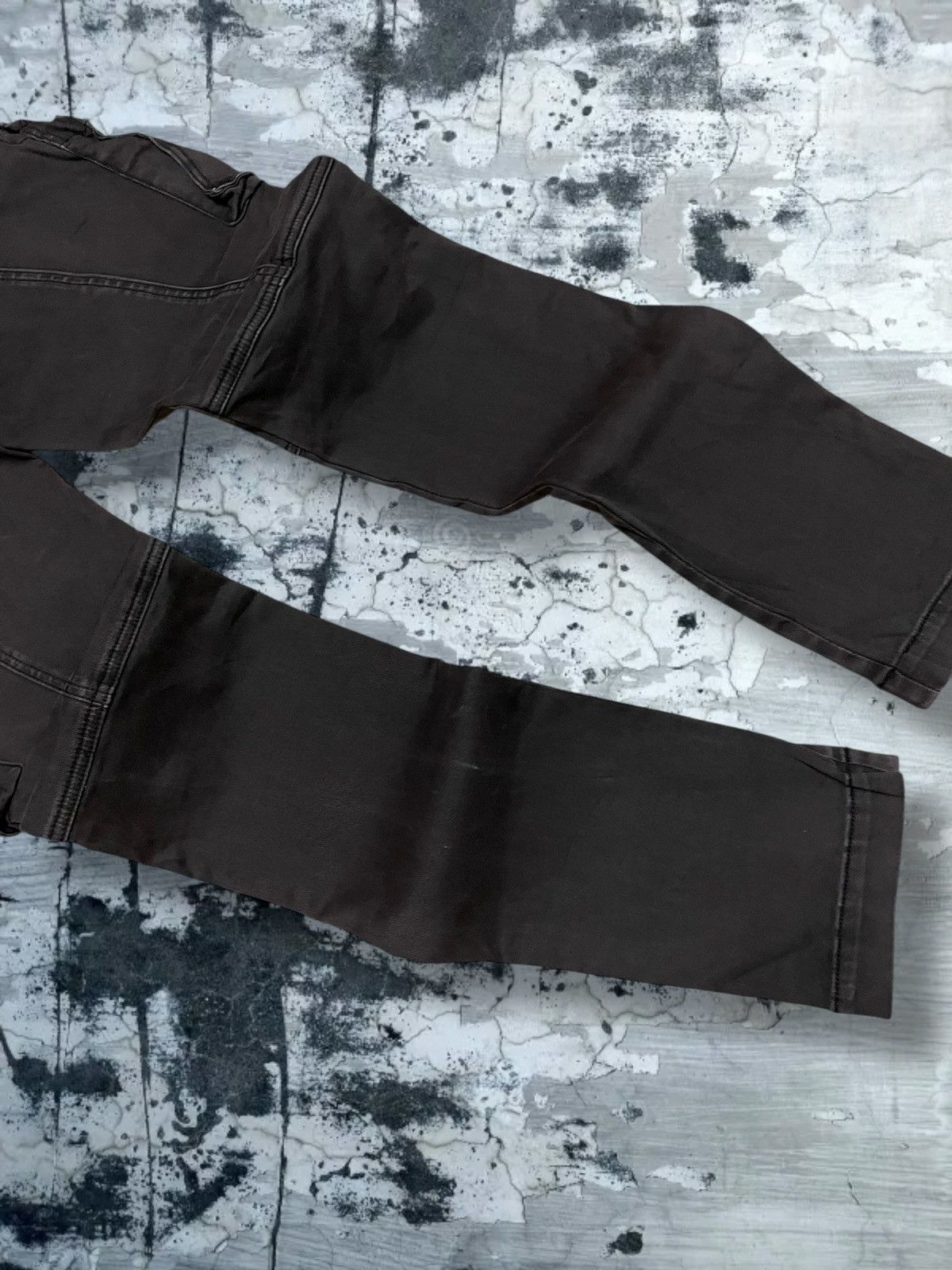 Japanese Brand Vintage 90s Japan Designer Tete Homme Skinny Tactical Cargo Size US 30 / EU 46 - 14 Thumbnail