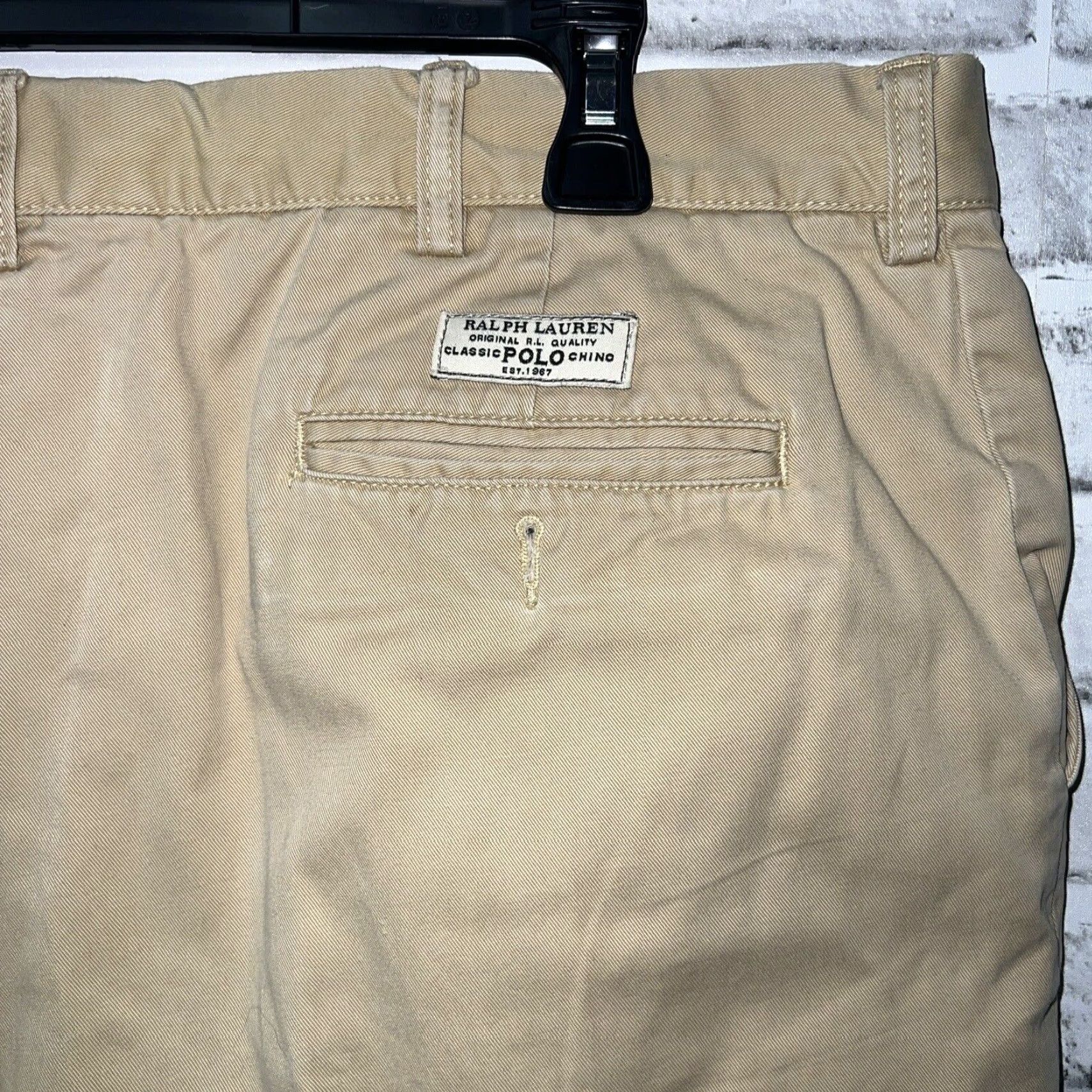 Polo Ralph Lauren Polo Ralph Lauren Prospect Khaki Pants Mens 40x30 Beige Regular Size Slacks Shirt Alternative? Size US L / EU 52-54 / 3 - 3 Thumbnail