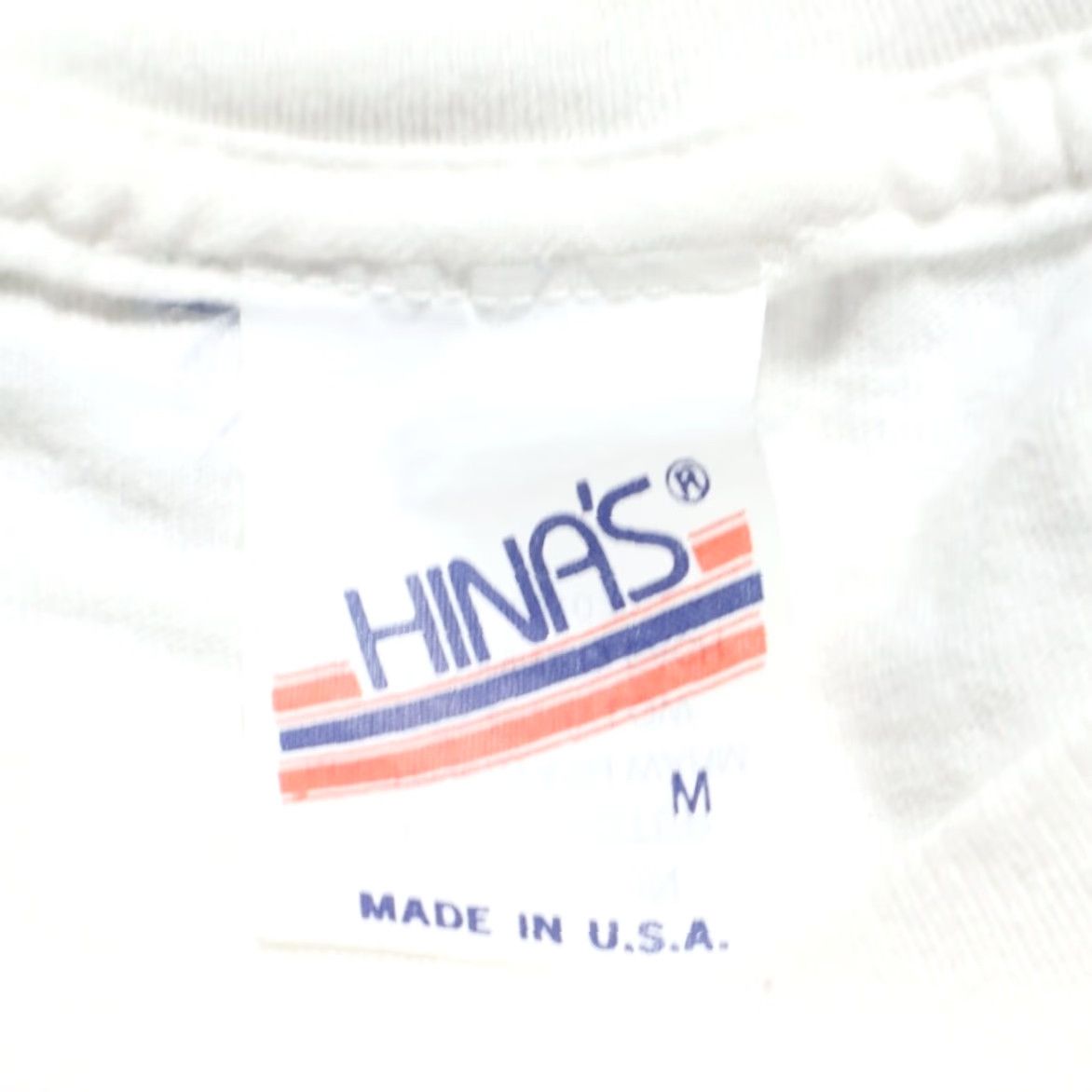 Vintage VINTAGE Hinas Las Vegas Graphic Solid T-Shirt White Men's M Size US M / EU 48-50 / 2 - 5 Thumbnail