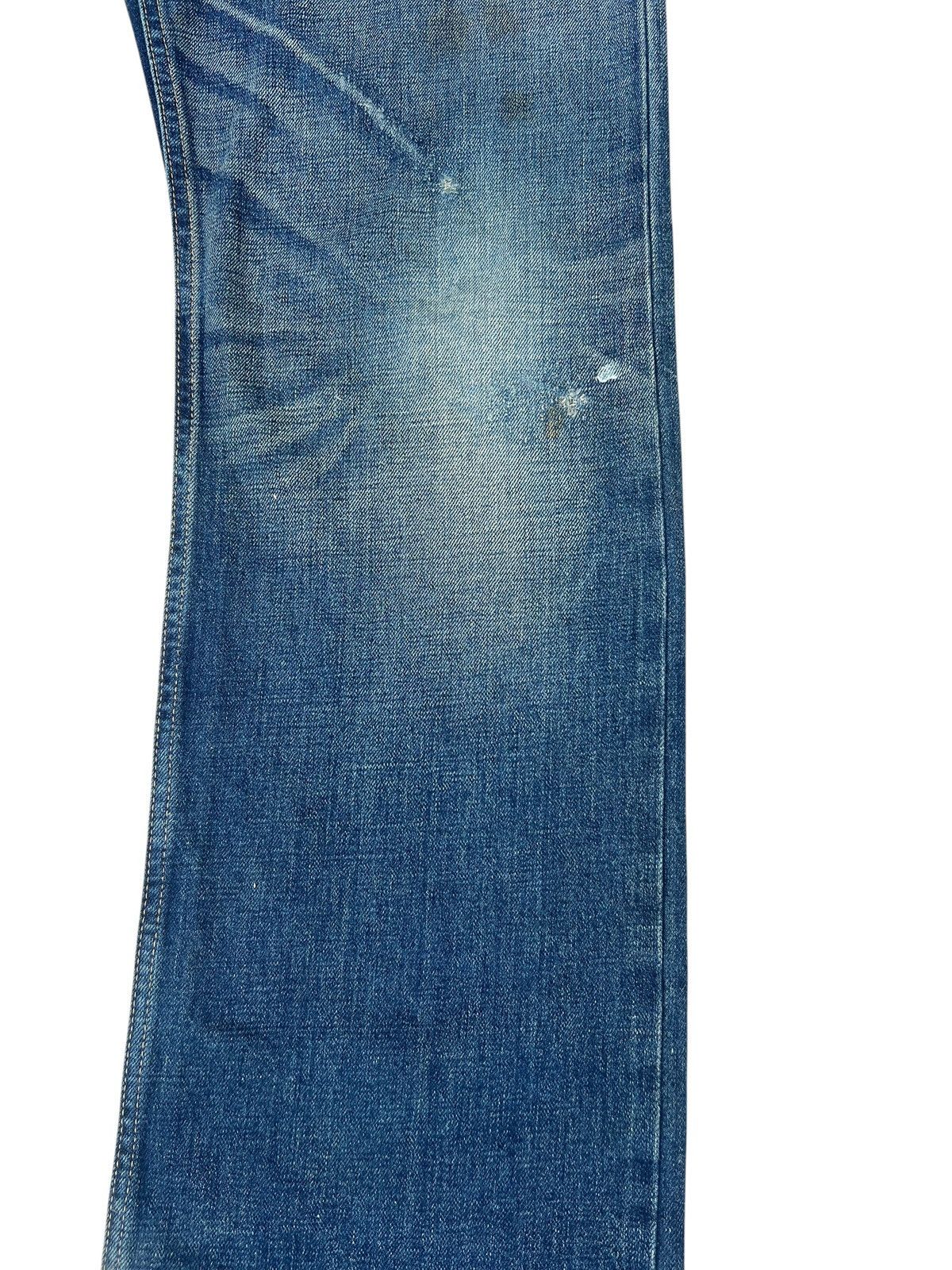 Backbone Vintage BackBone Distress Mud Denim Bootcut Selvedge Jeans Size US 31 - 12 Thumbnail