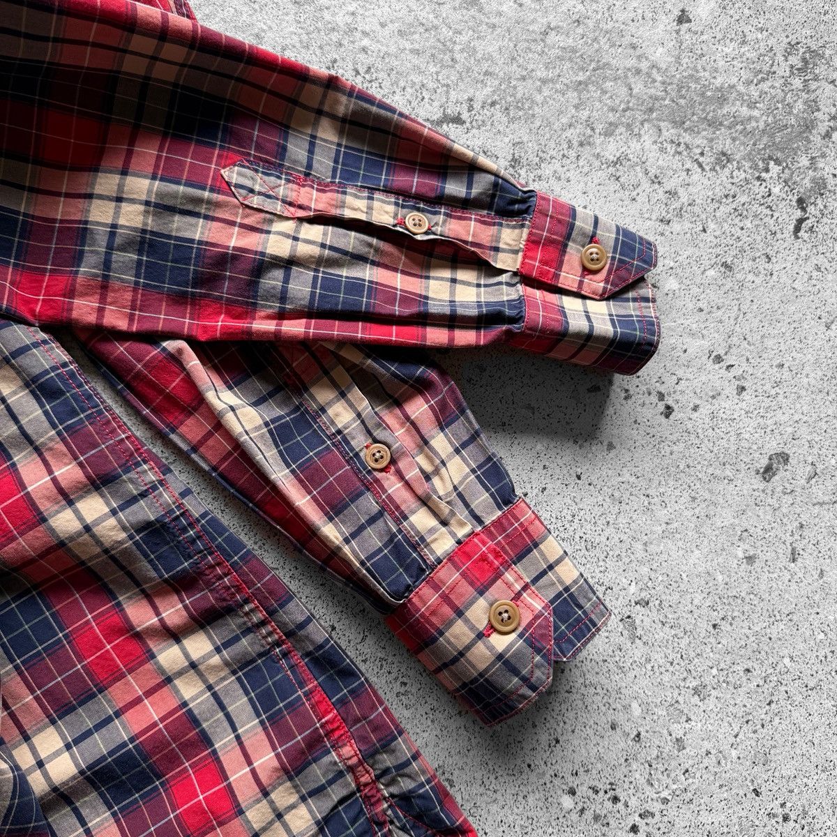 Barbour Barbour Mens Vintage Check Long Sleeve Button Up Shirt Size US S / EU 44-46 / 1 - 3 Thumbnail