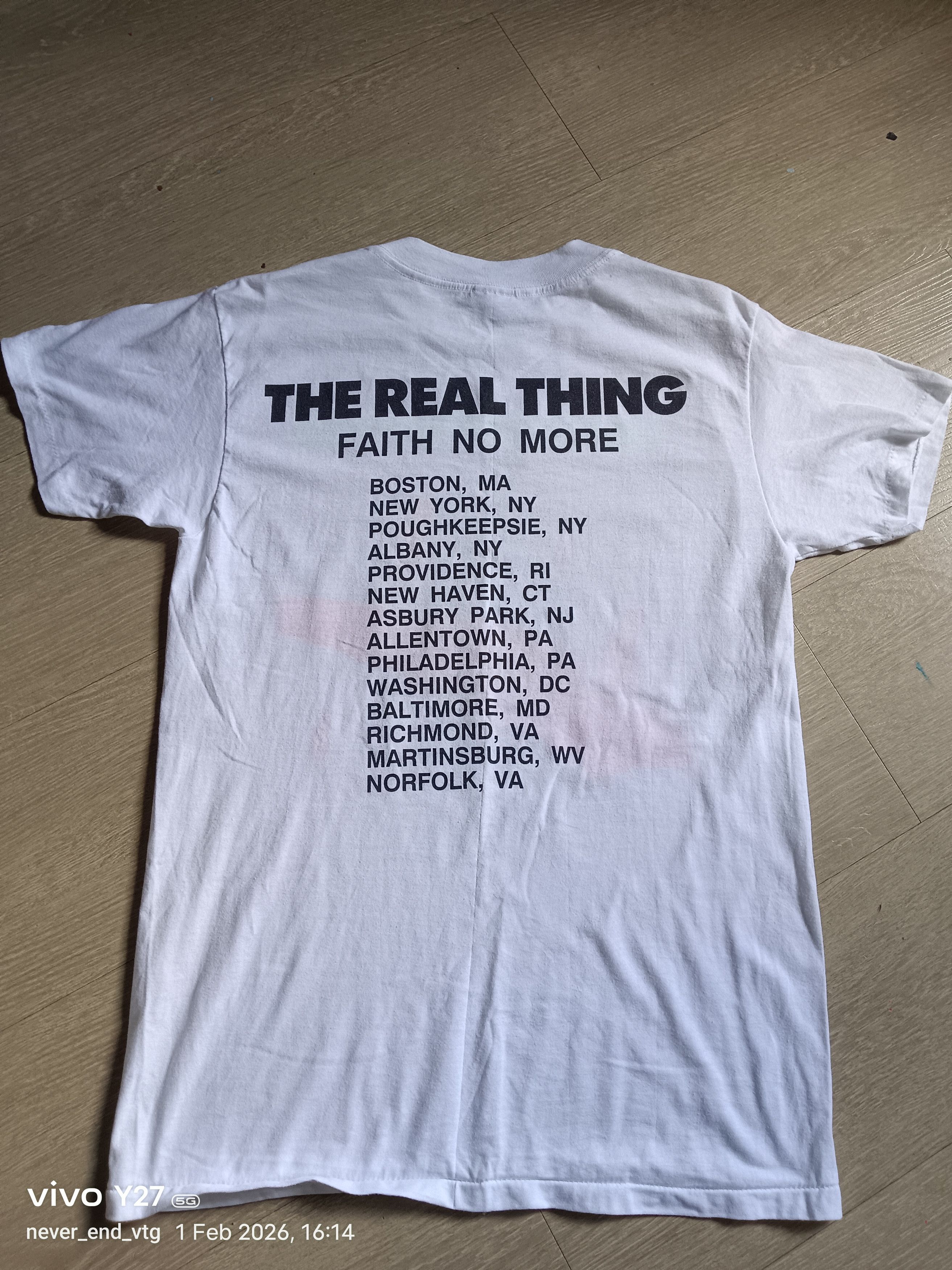 Vintage Vintage FAITH NO MORE Tour Tees Size US L / EU 52-54 / 3 - 2 Thumbnail