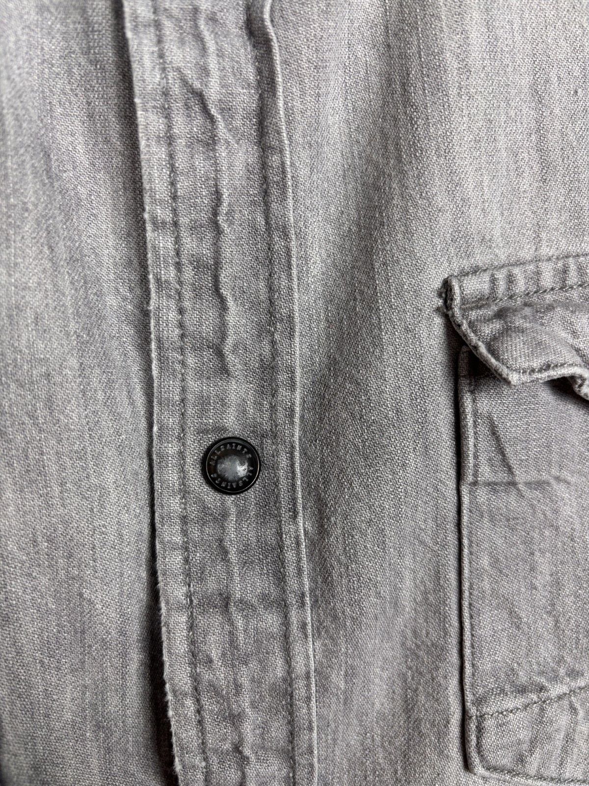 Allsaints AllSaints Cannon Long Sleeve Pearl Snap Button Western Shirt Size US M / EU 48-50 / 2 - 4 Thumbnail