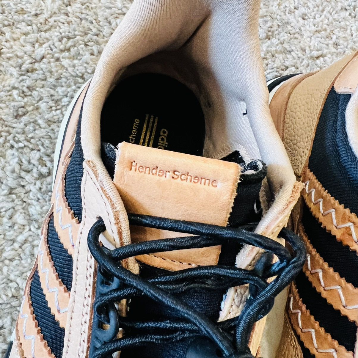 Adidas × Hender Scheme Adidas Hender Scheme ZX500 Black Tan Mens 8 Size US 8 / EU 41 - 3 Thumbnail