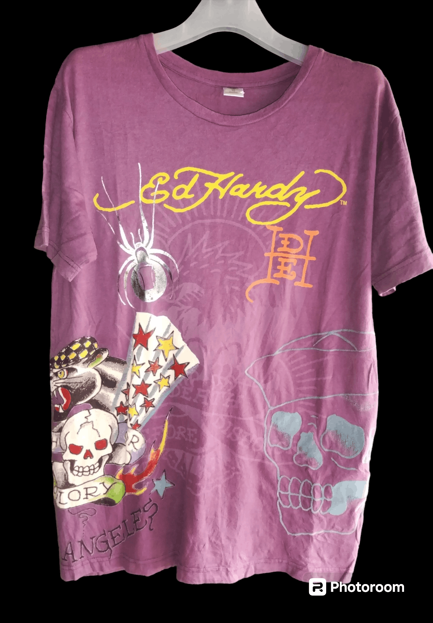 Vintage Y2K Ed Hardy By Christian Audigier Tshirt