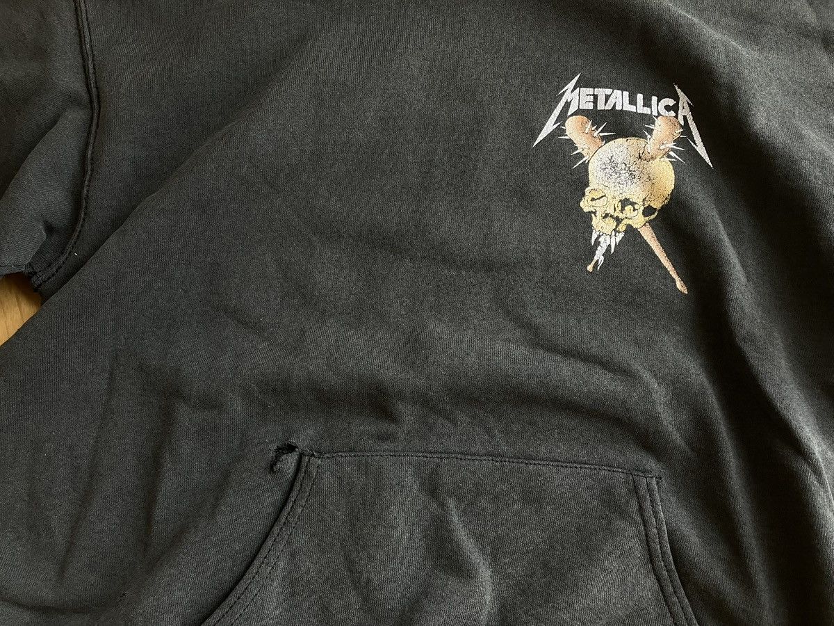 Distressed 90s metallica master of puppets hoodie