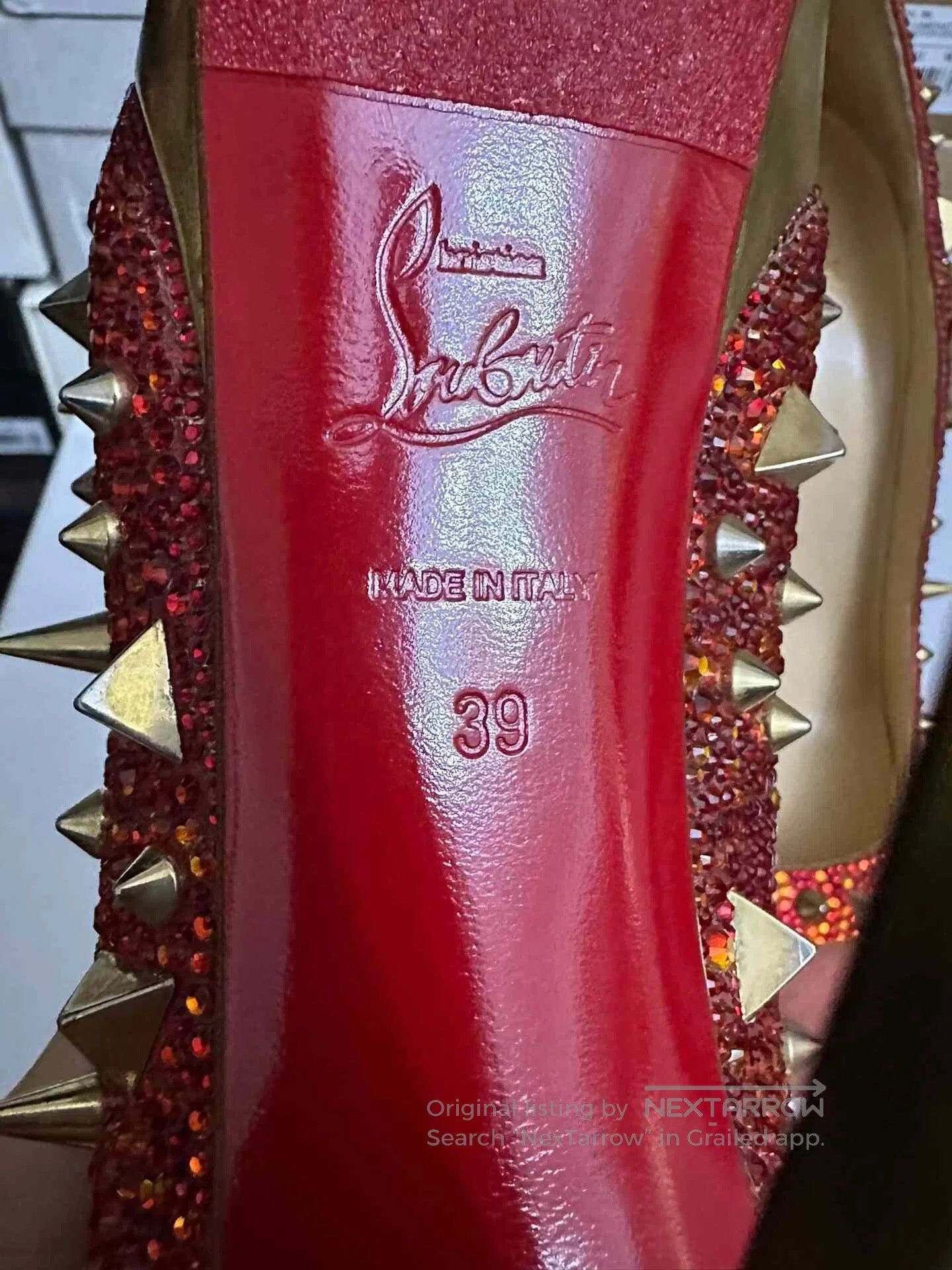 Christian Louboutin Christian Louboutin Red High Heels. Size US 8 / IT 38 - 6 Thumbnail